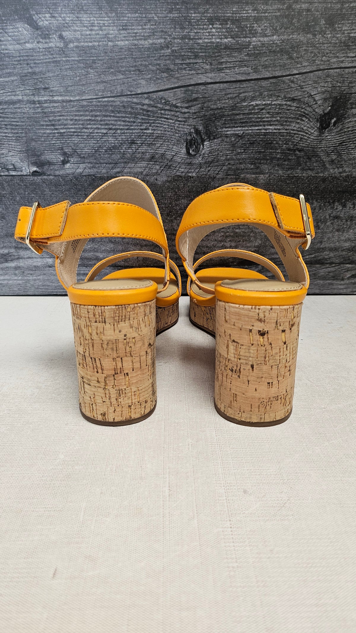 Isabela Anselmi Orange Strappy Heels (41)