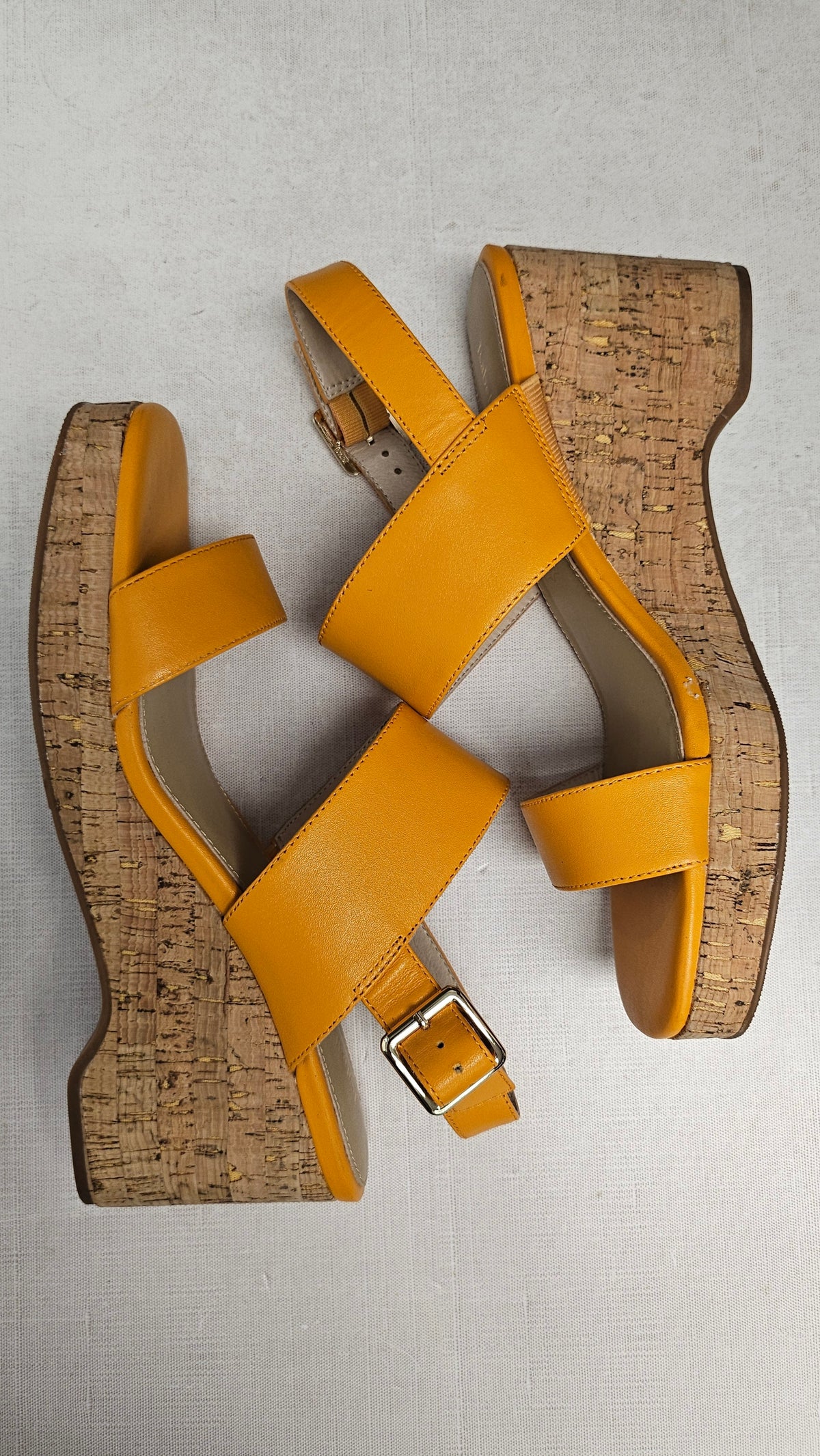 Isabela Anselmi Orange Strappy Heels (41)