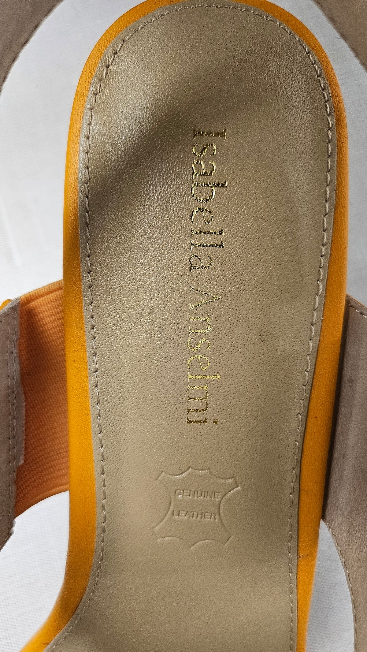 Isabela Anselmi Orange Strappy Heels (41)