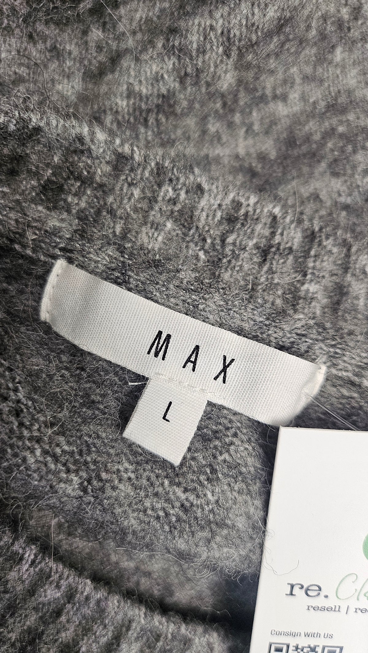 Max Grey Alpaca Blend Vest (14-16)