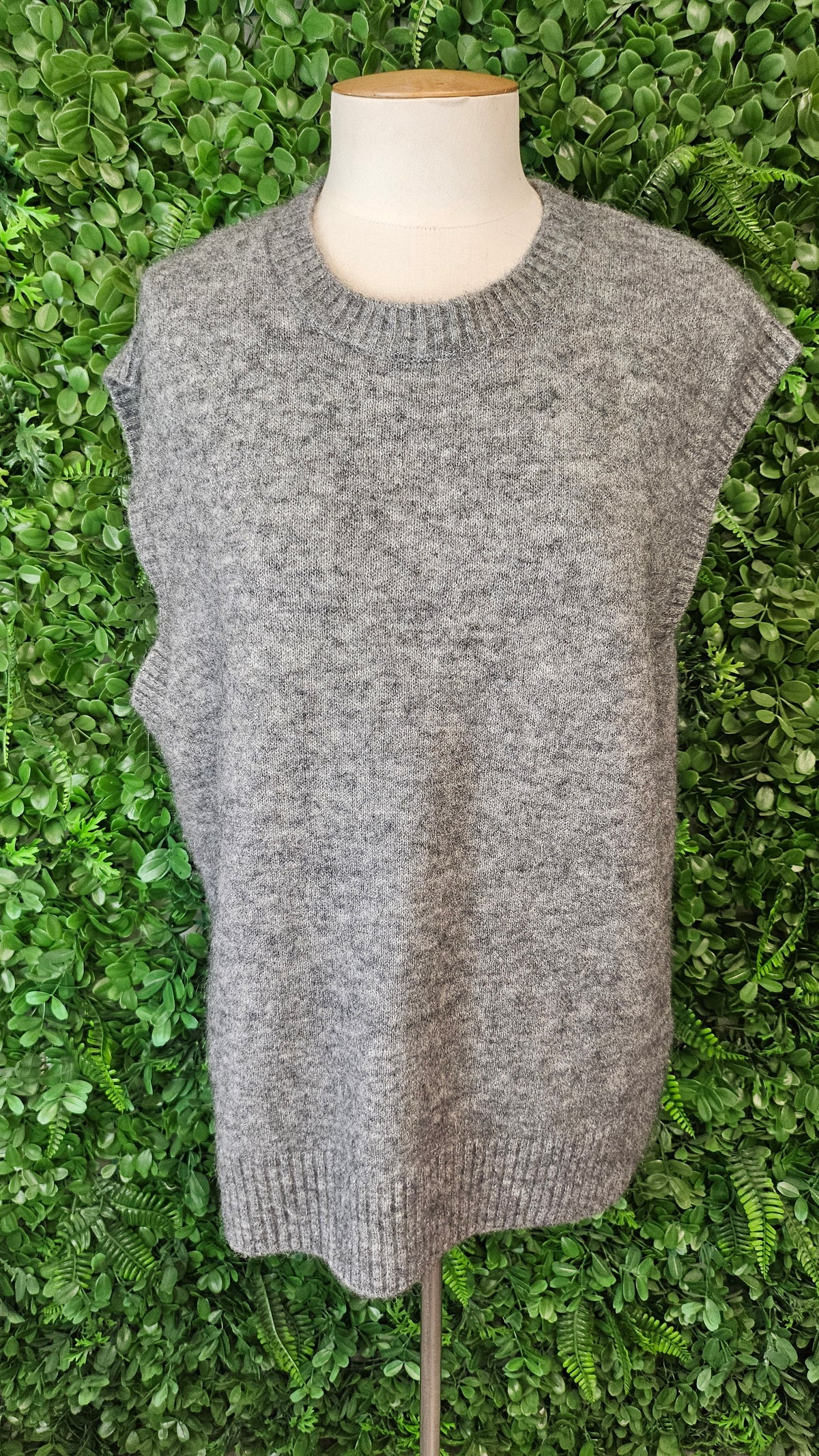 Max Grey Alpaca Blend Vest (14-16)
