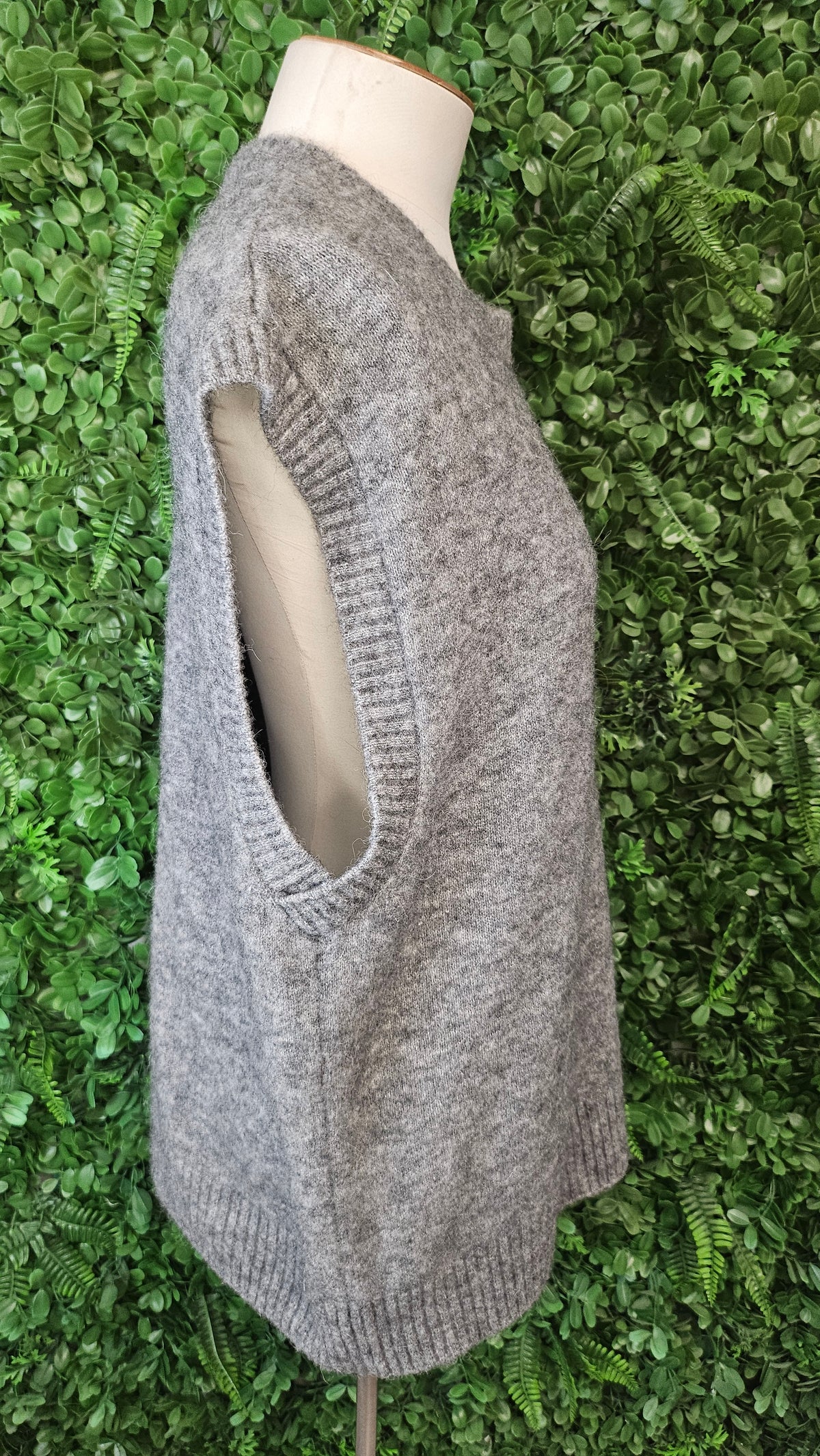 Max Grey Alpaca Blend Vest (14-16)