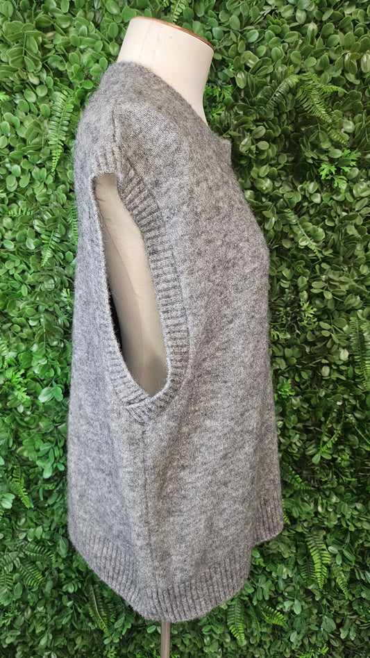 Max Grey Alpaca Blend Vest (14-16)