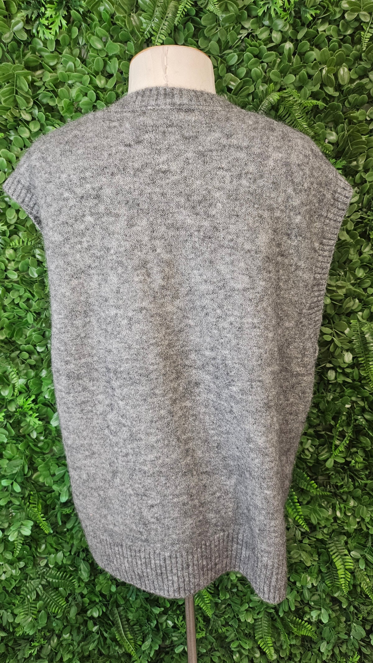 Max Grey Alpaca Blend Vest (14-16)