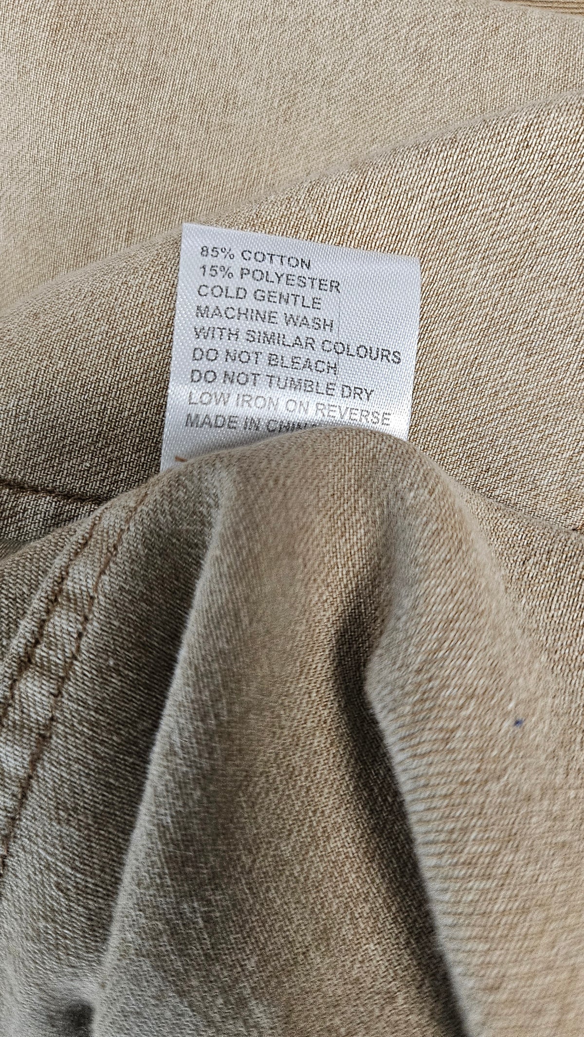 Eb & Ive Tan Shacket Top (12-14)