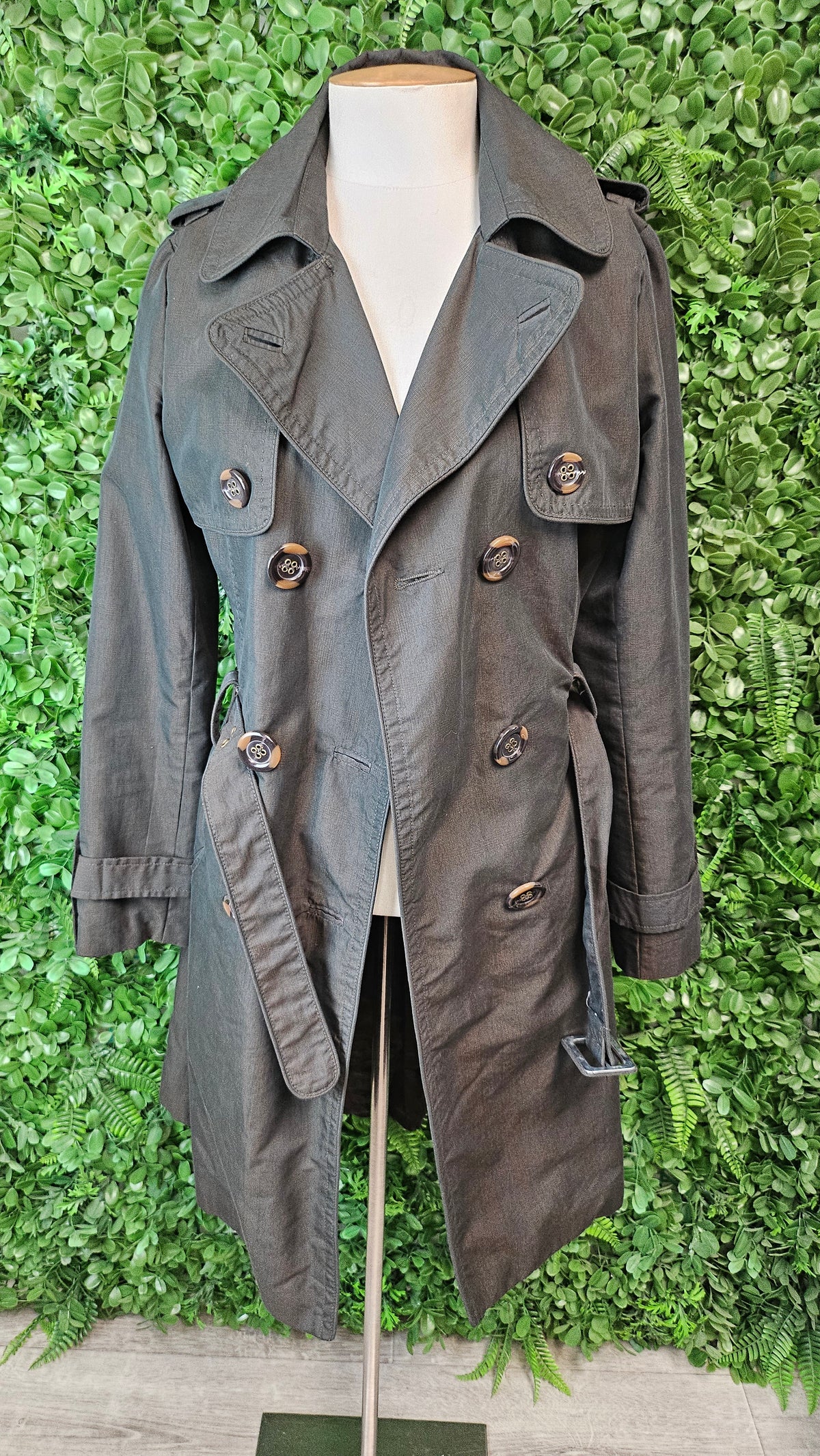 Max Olive Trenchcoat (8-10)