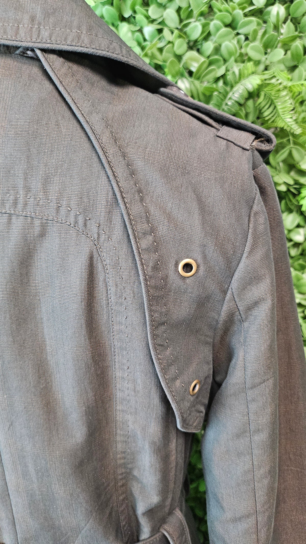 Max Olive Trenchcoat (8-10)