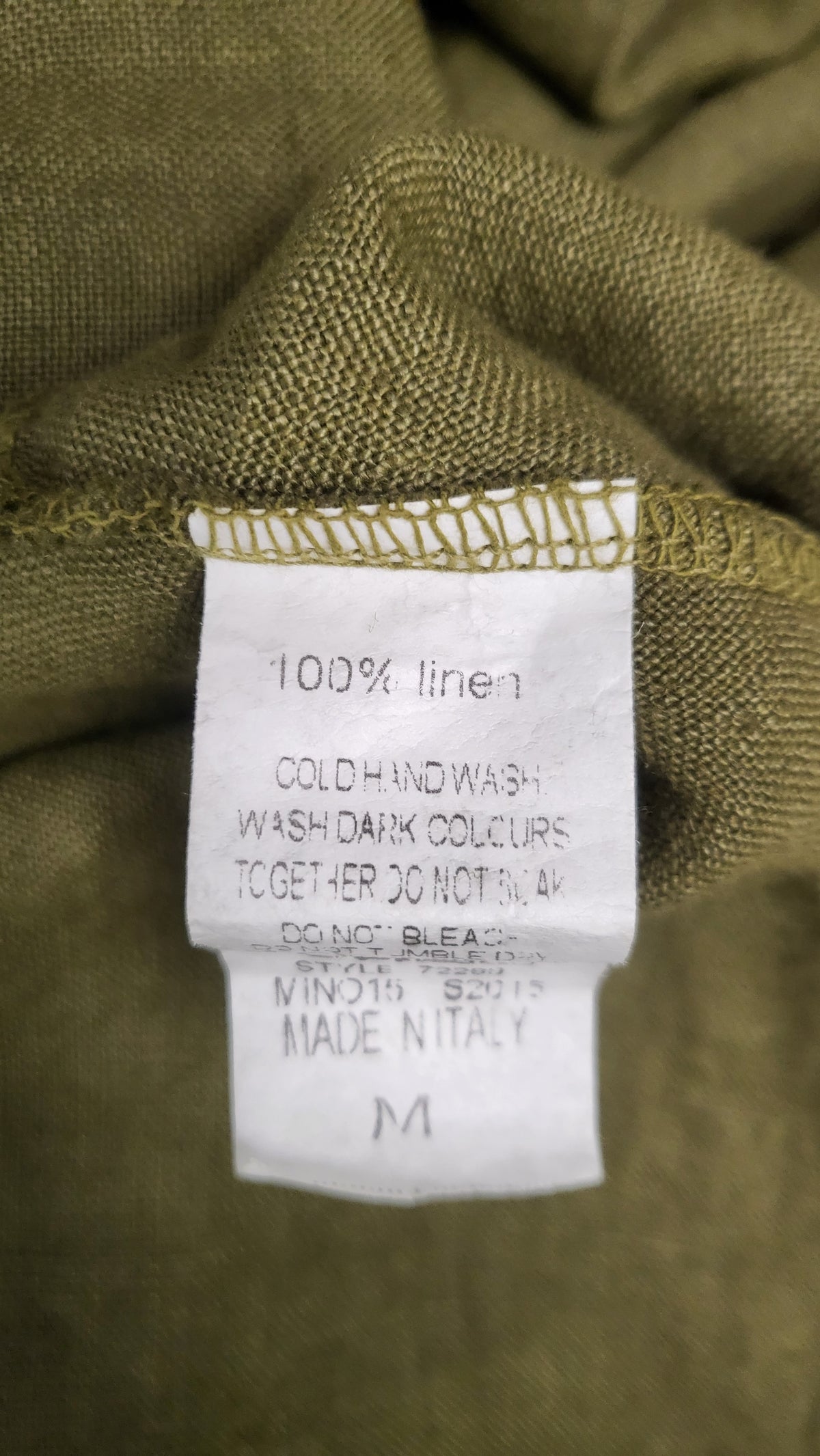 Imagine Khaki Linen Twist Dress (12)
