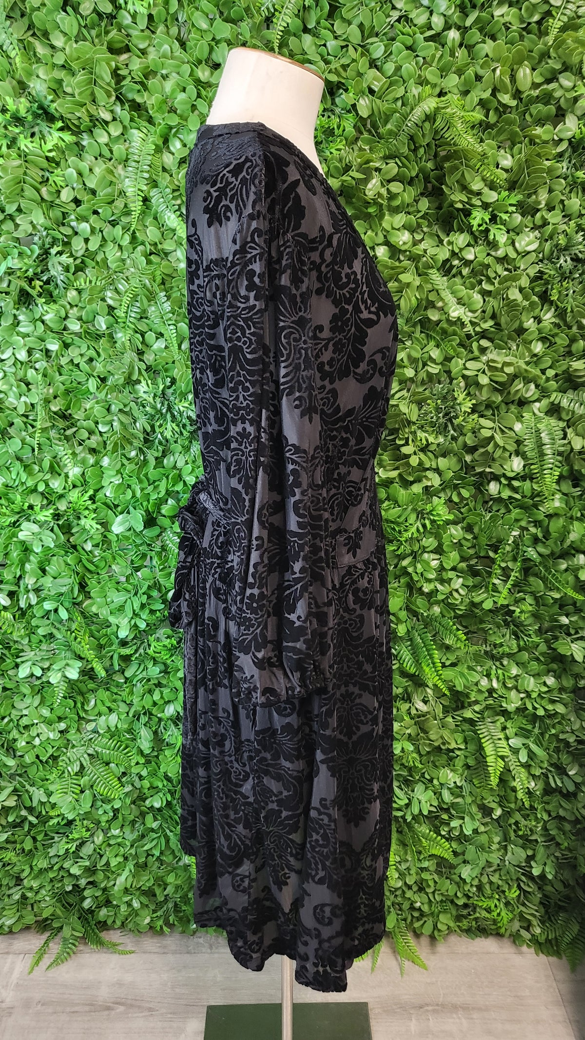 TS Black Burnout Dress (24)