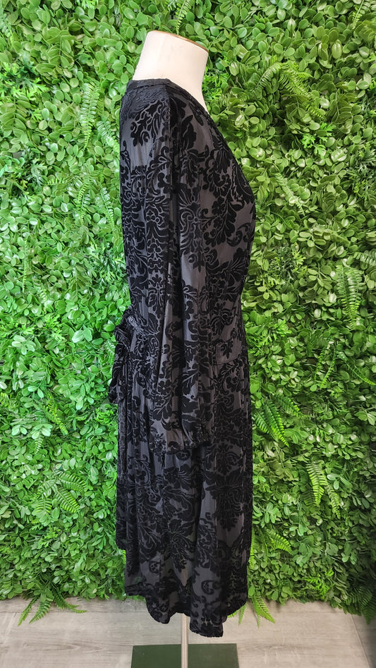 TS Black Burnout Dress (24)