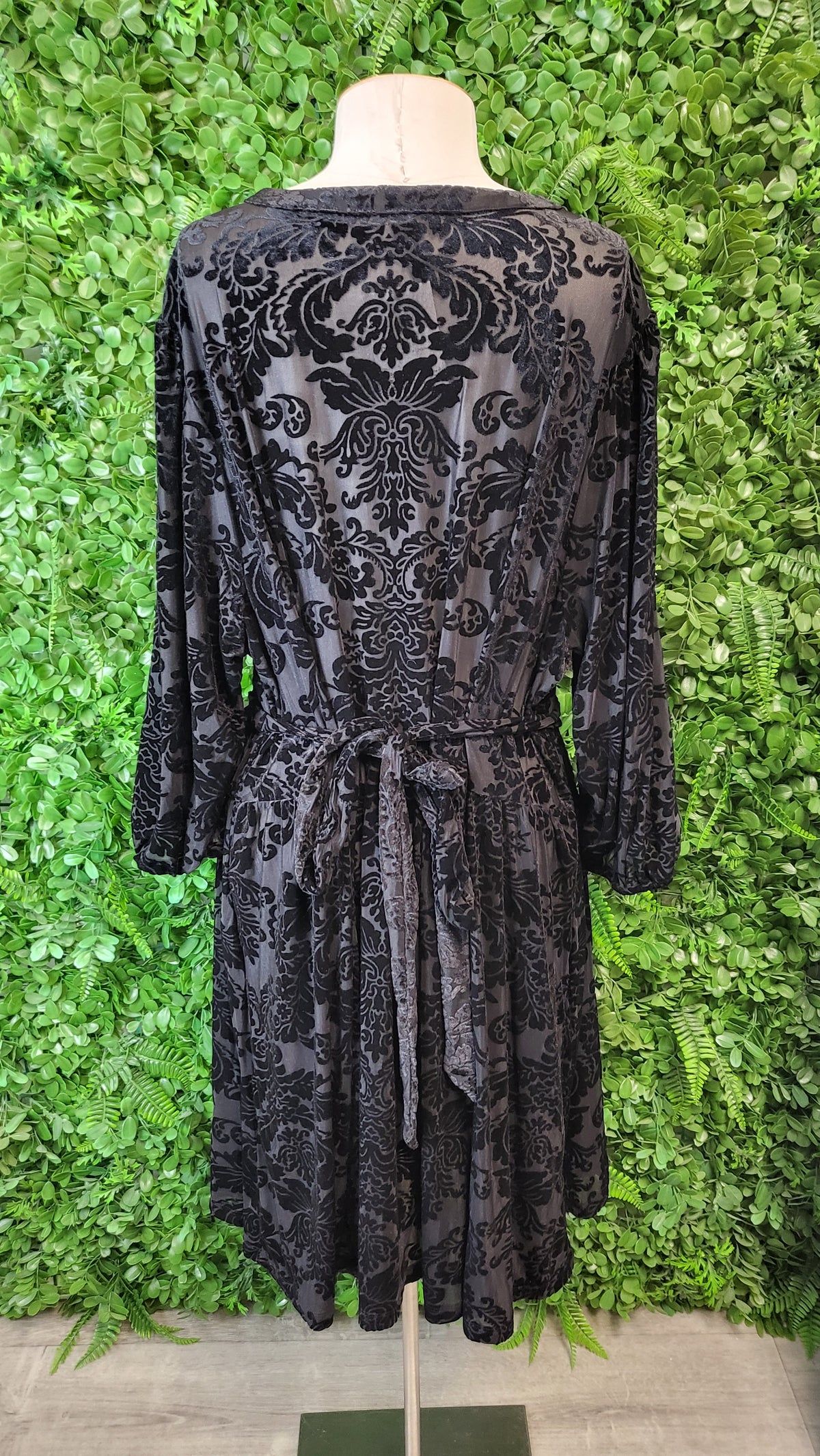 TS Black Burnout Dress (24)
