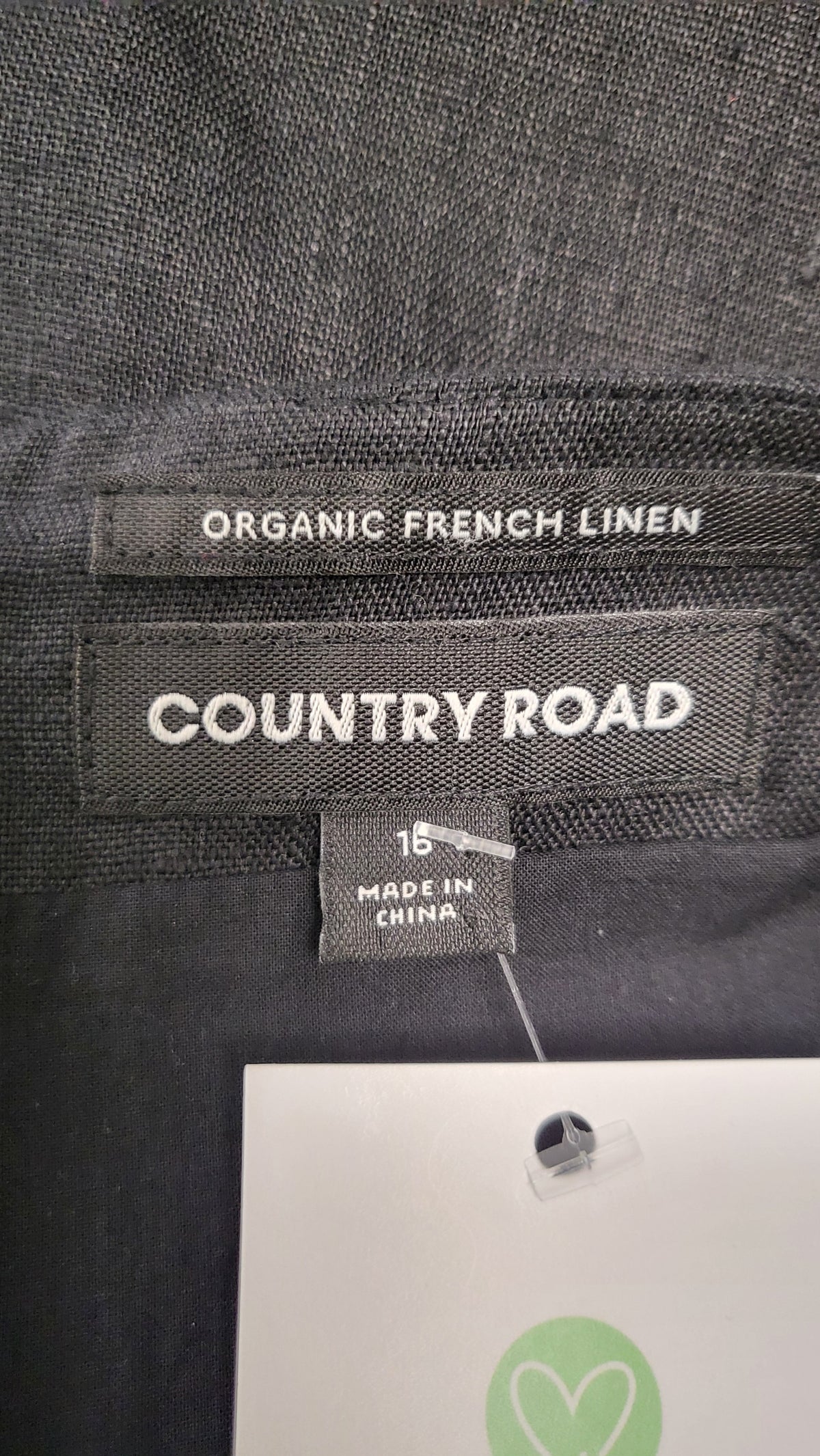 Country Road Black Linen Dress (16)