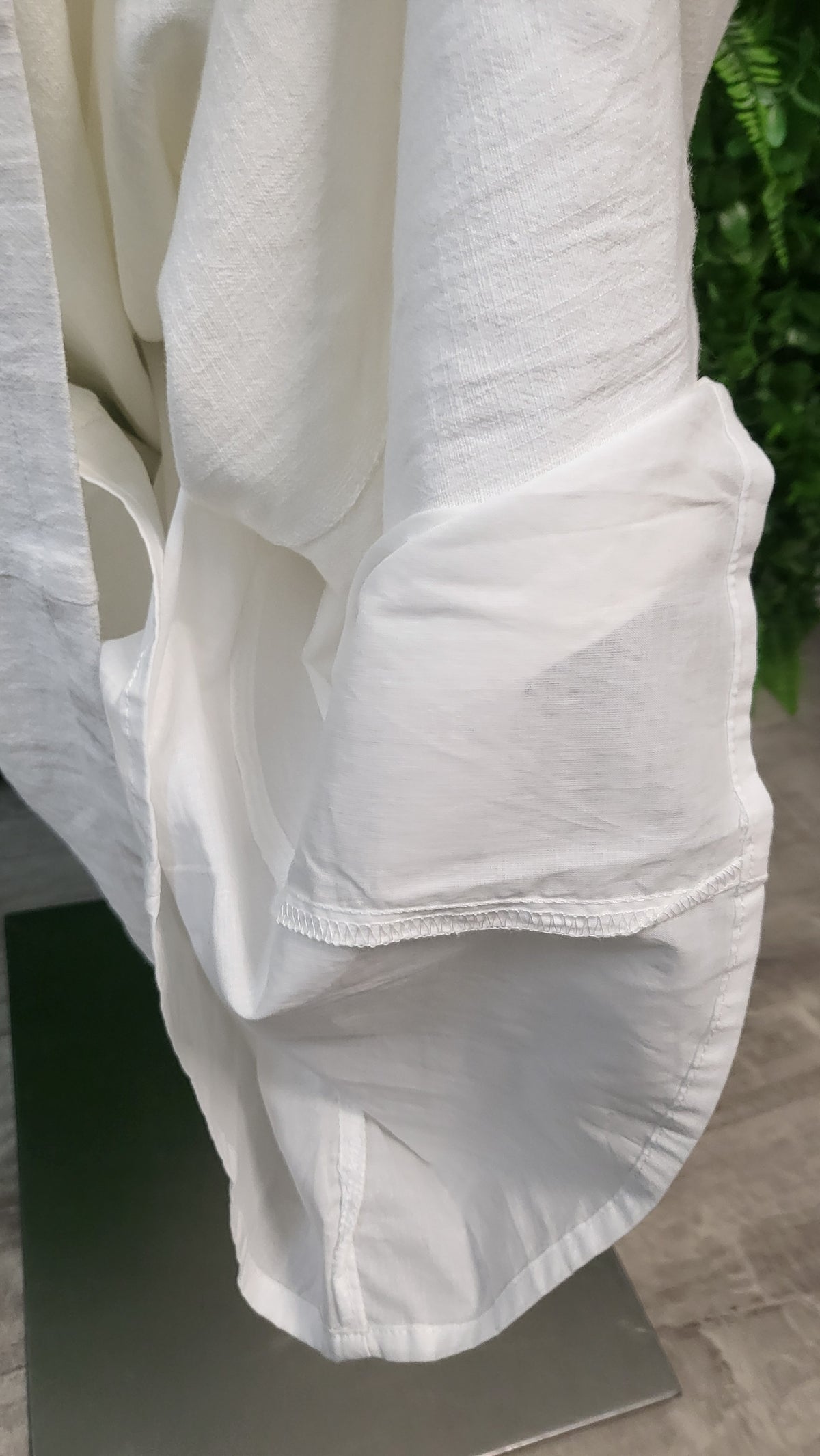 Princess Polly White Linen Blend Dress BNWT (12)