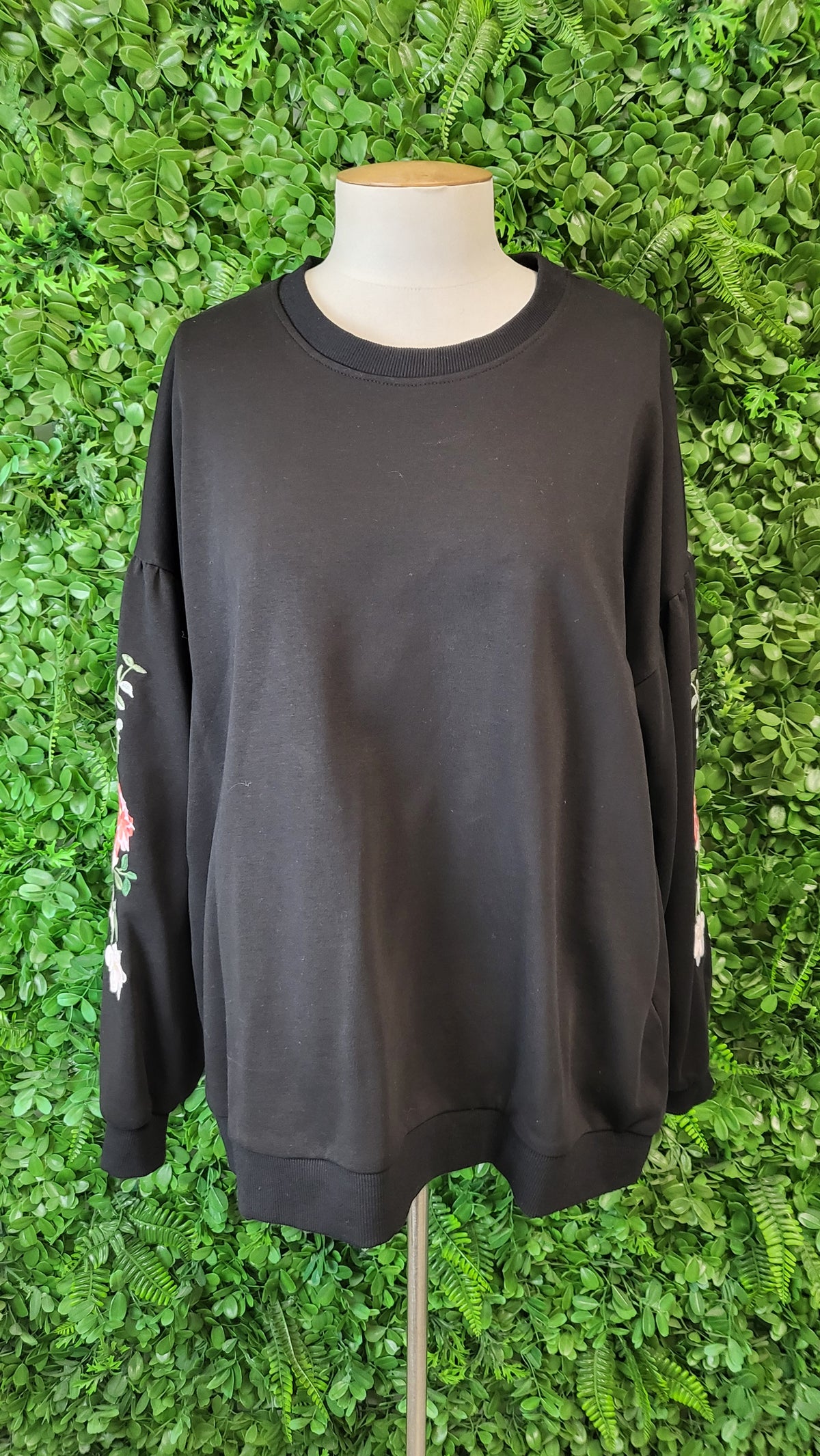 Shine On Label Black Embroidery Top (14)