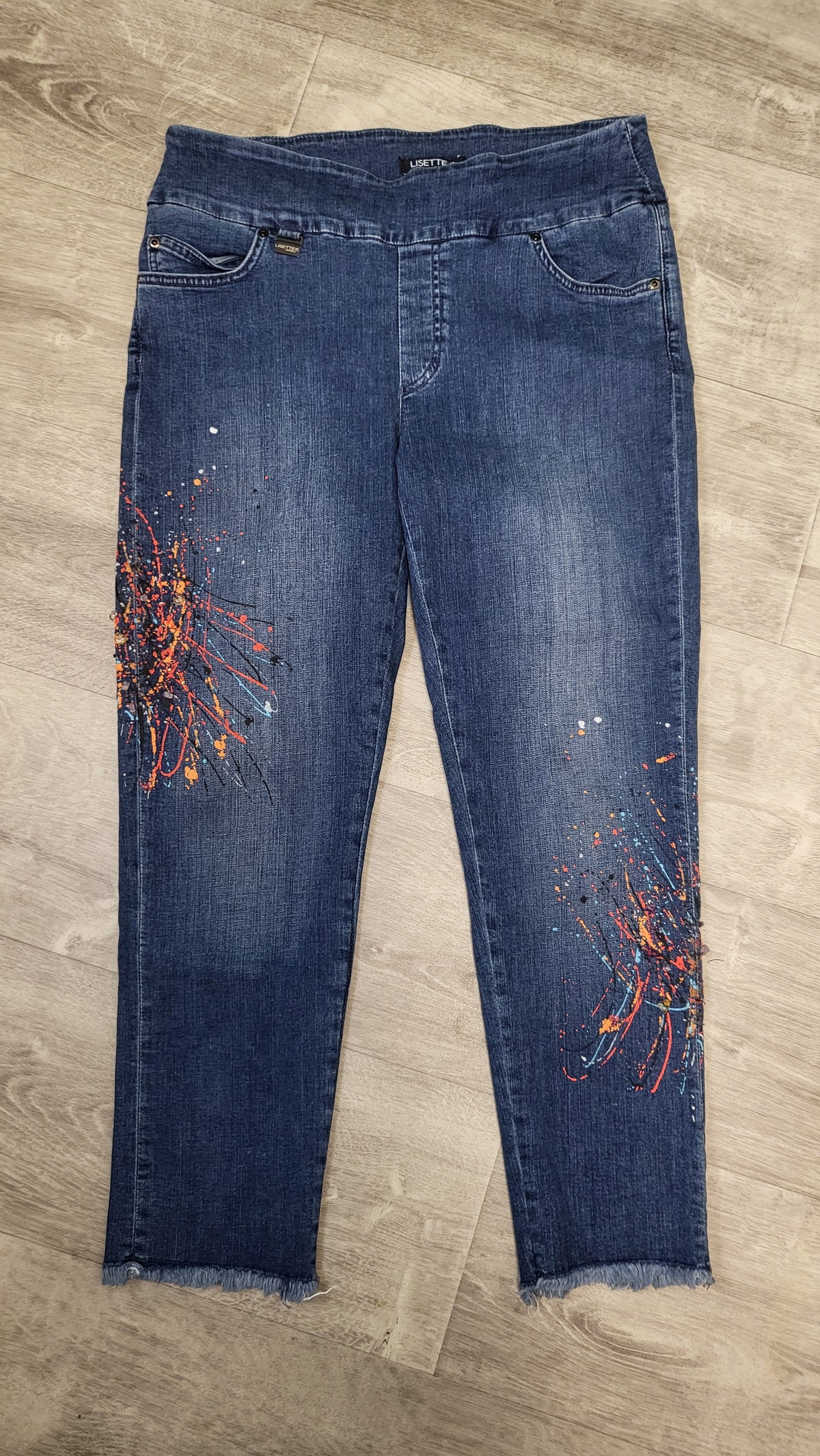 Lisette Ink Paint Splash Jean (10)