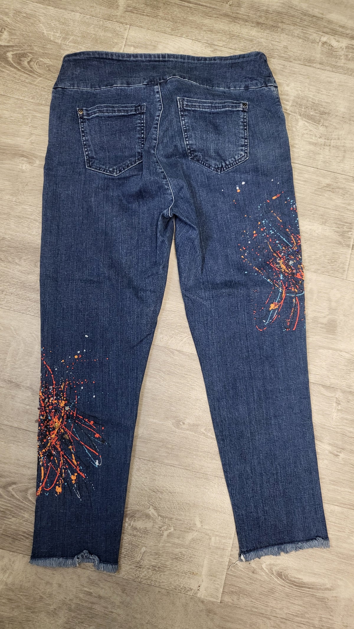 Lisette Ink Paint Splash Jean (10)