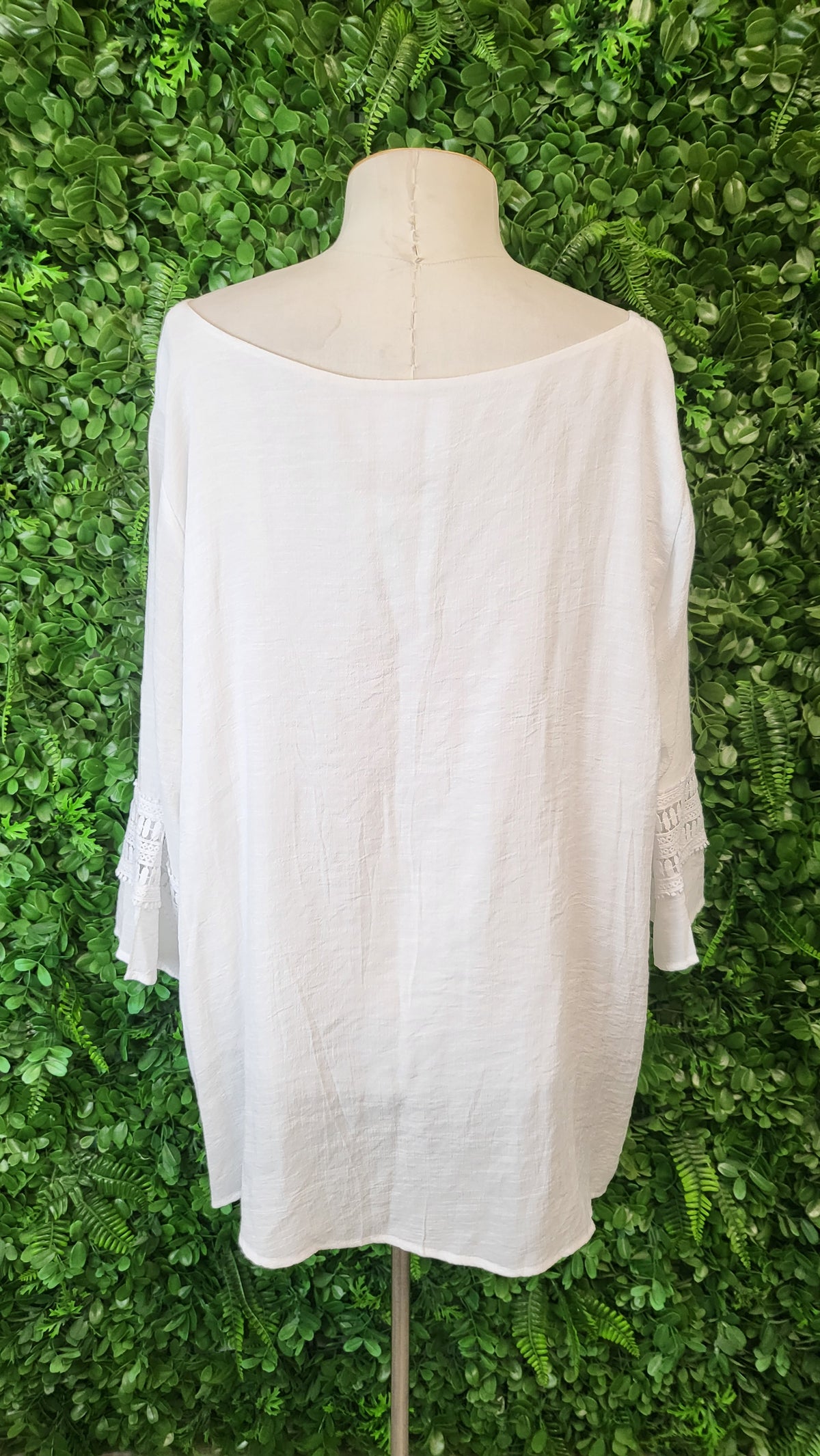 LaMode White Lattice Top (18)