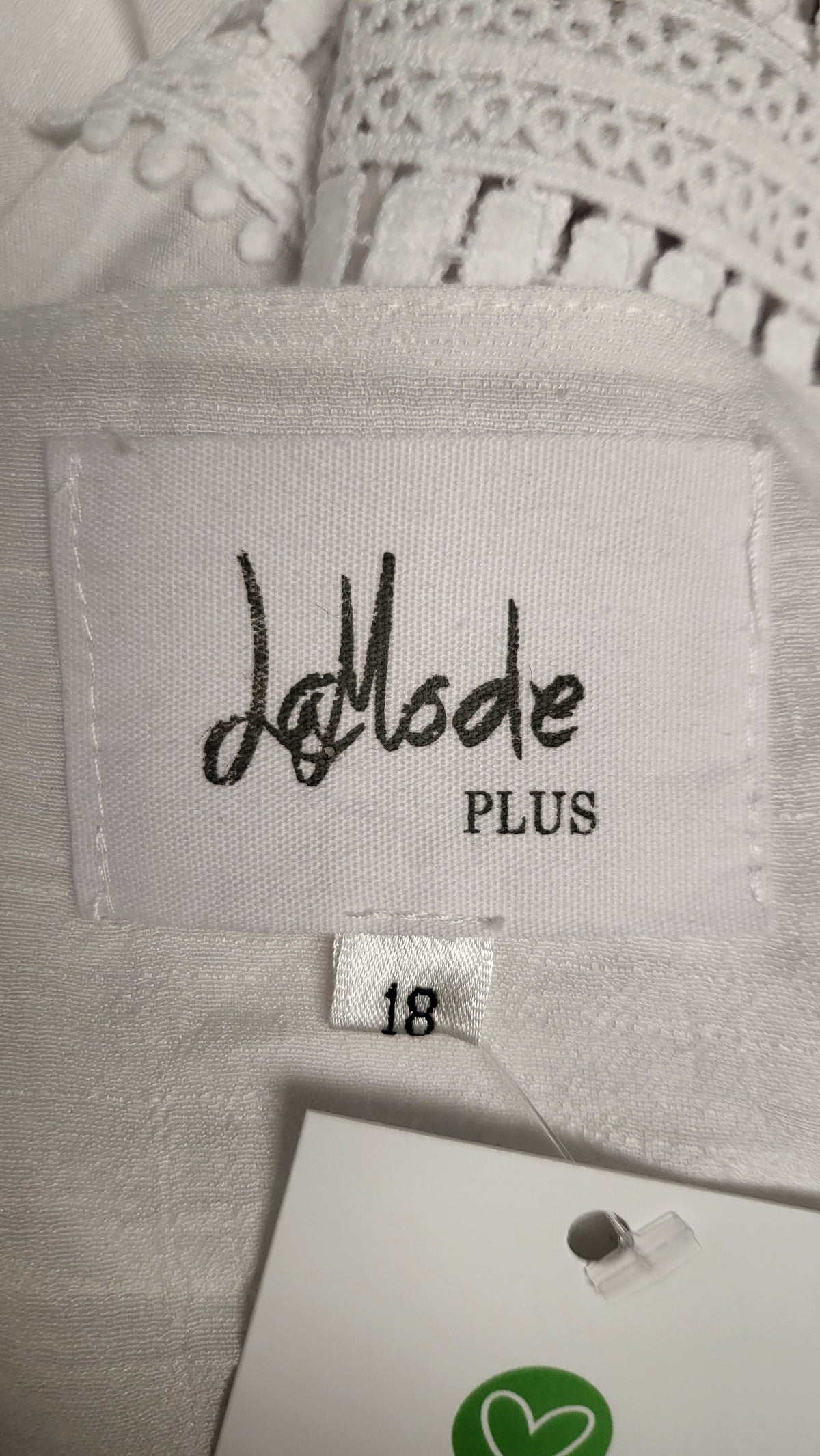LaMode White Lattice Top (18)
