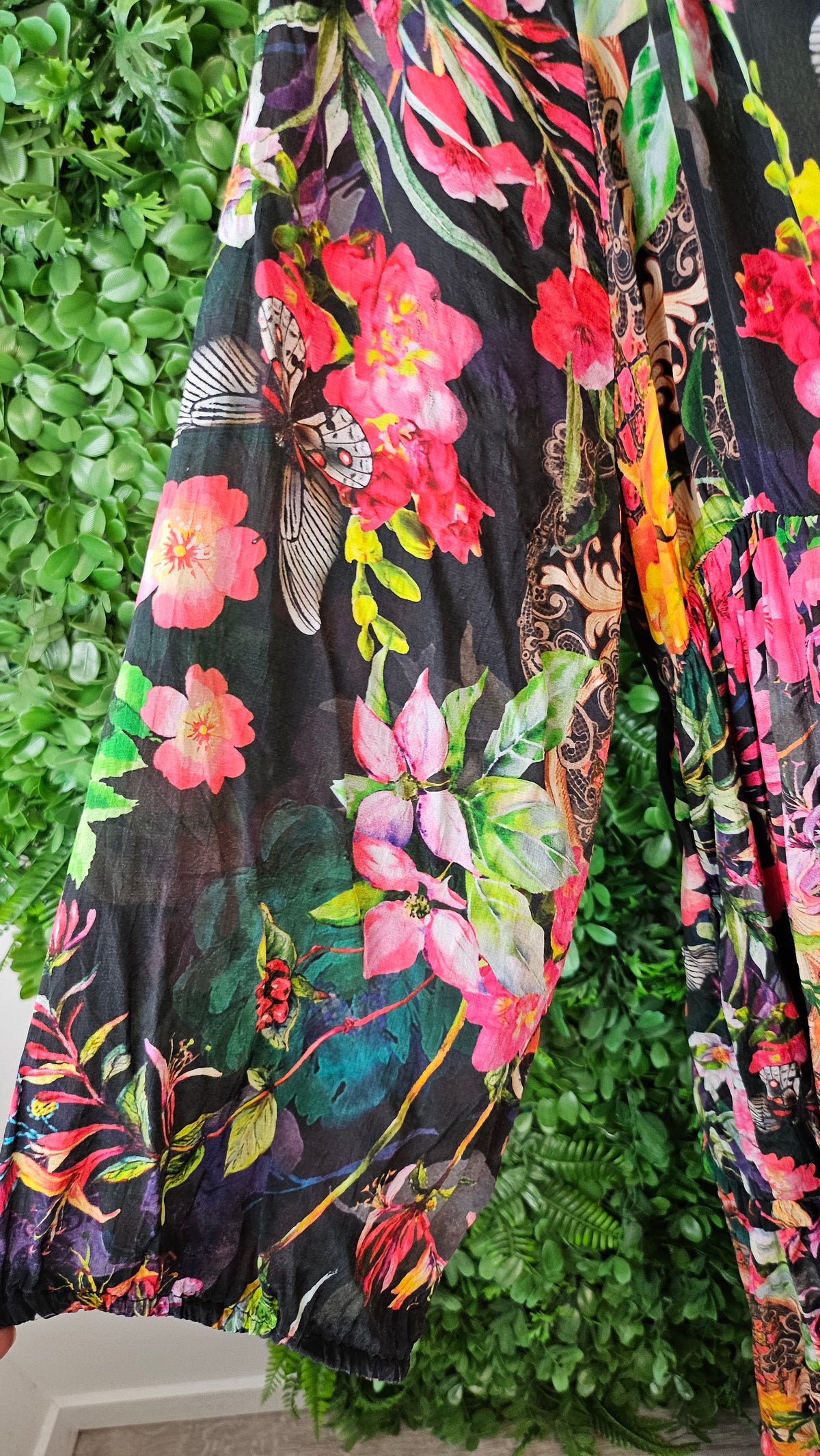 Ts Floral Ruffle Neck Dress (24)