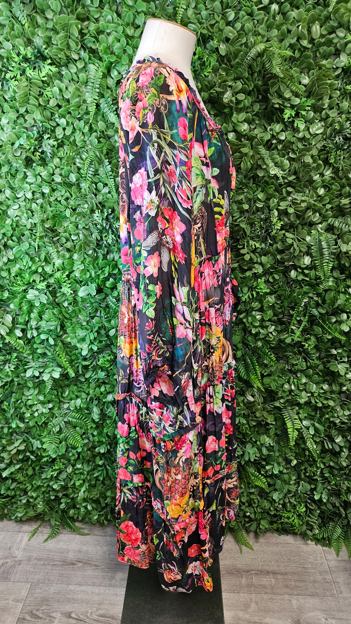 Ts Floral Ruffle Neck Dress (24)