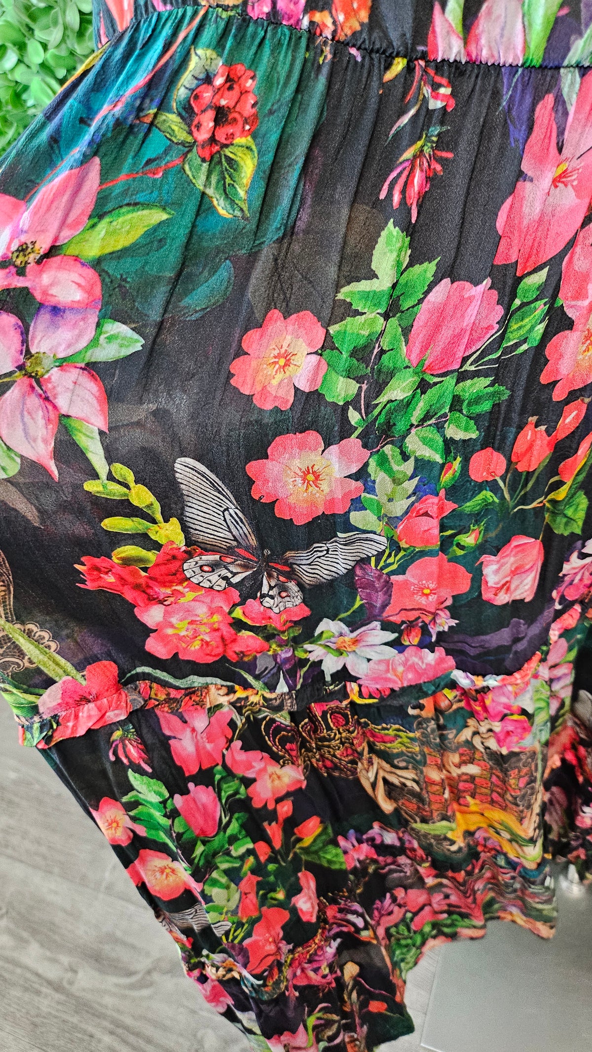 Ts Floral Ruffle Neck Dress (24)