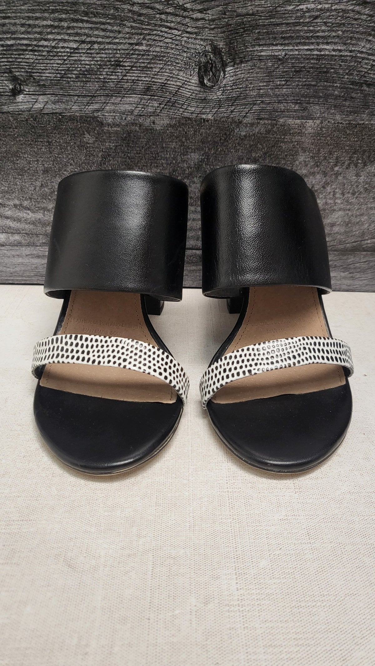 Diana Ferrari B/W Slip On Mule (6)