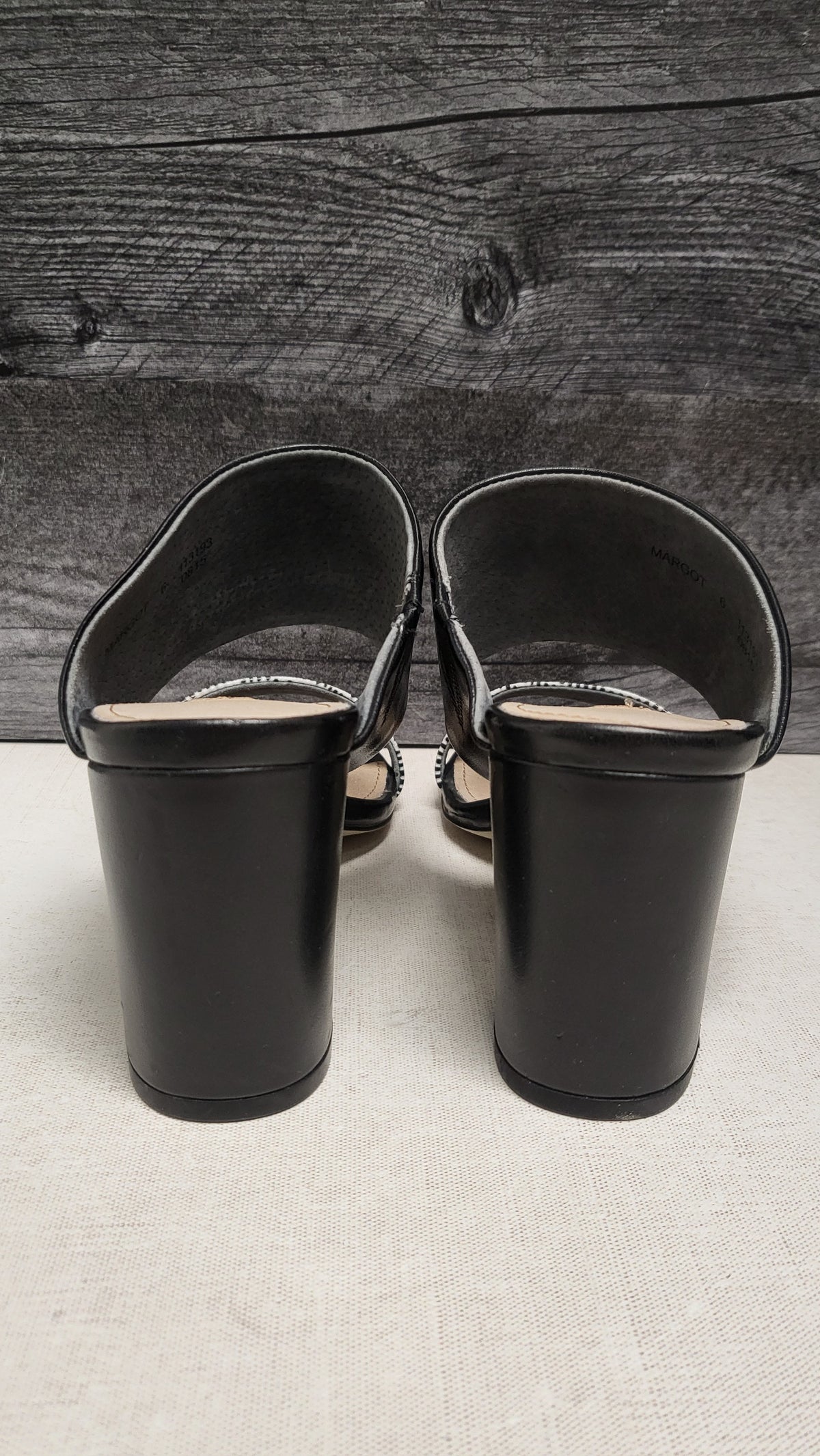 Diana Ferrari B/W Slip On Mule (6)