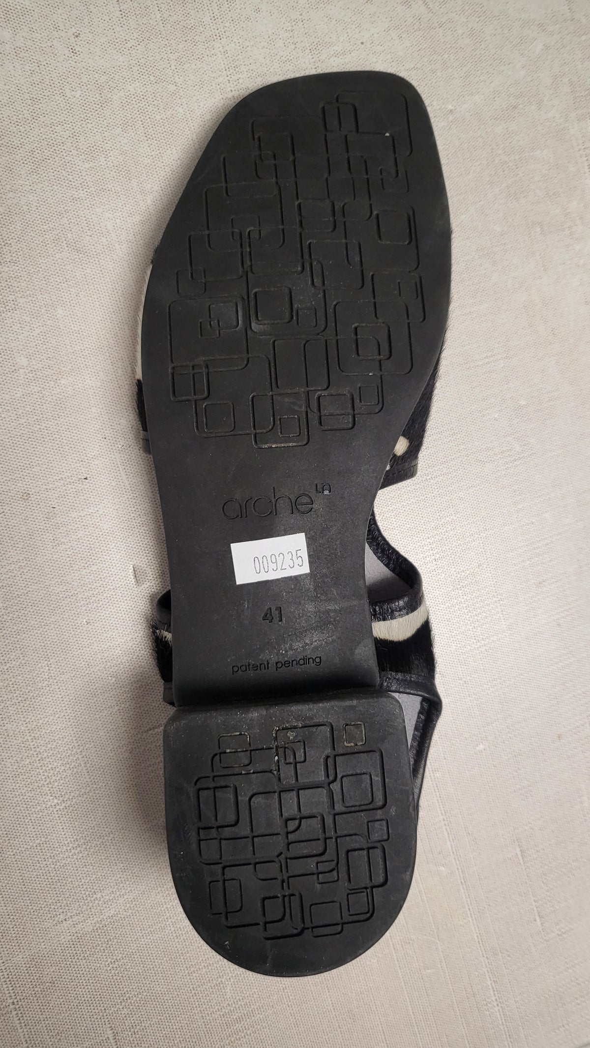 Arche Animal Pony Hair Sandal (41)