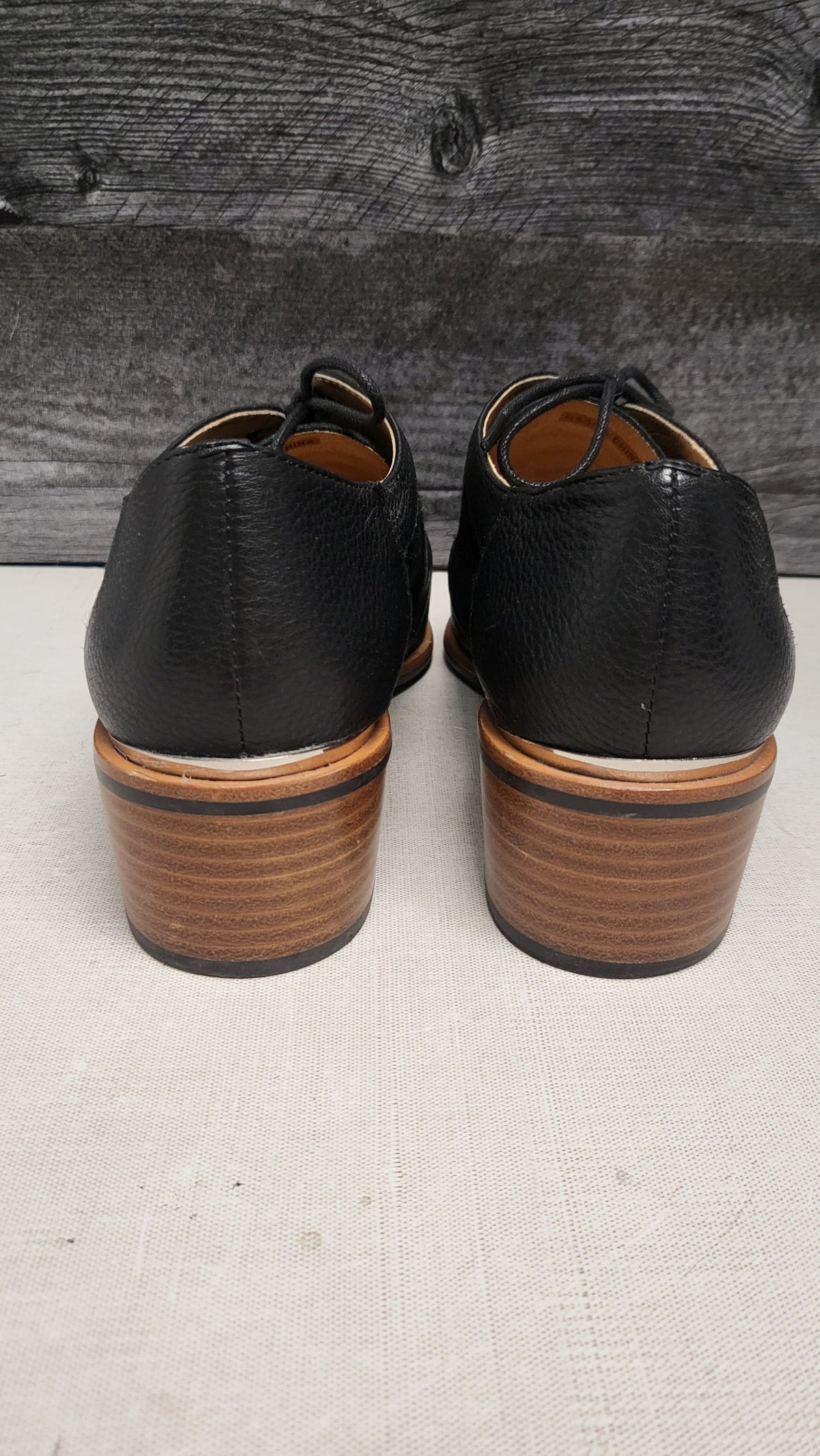 Isabella Anselmi Black Brogue Lace Up (39)