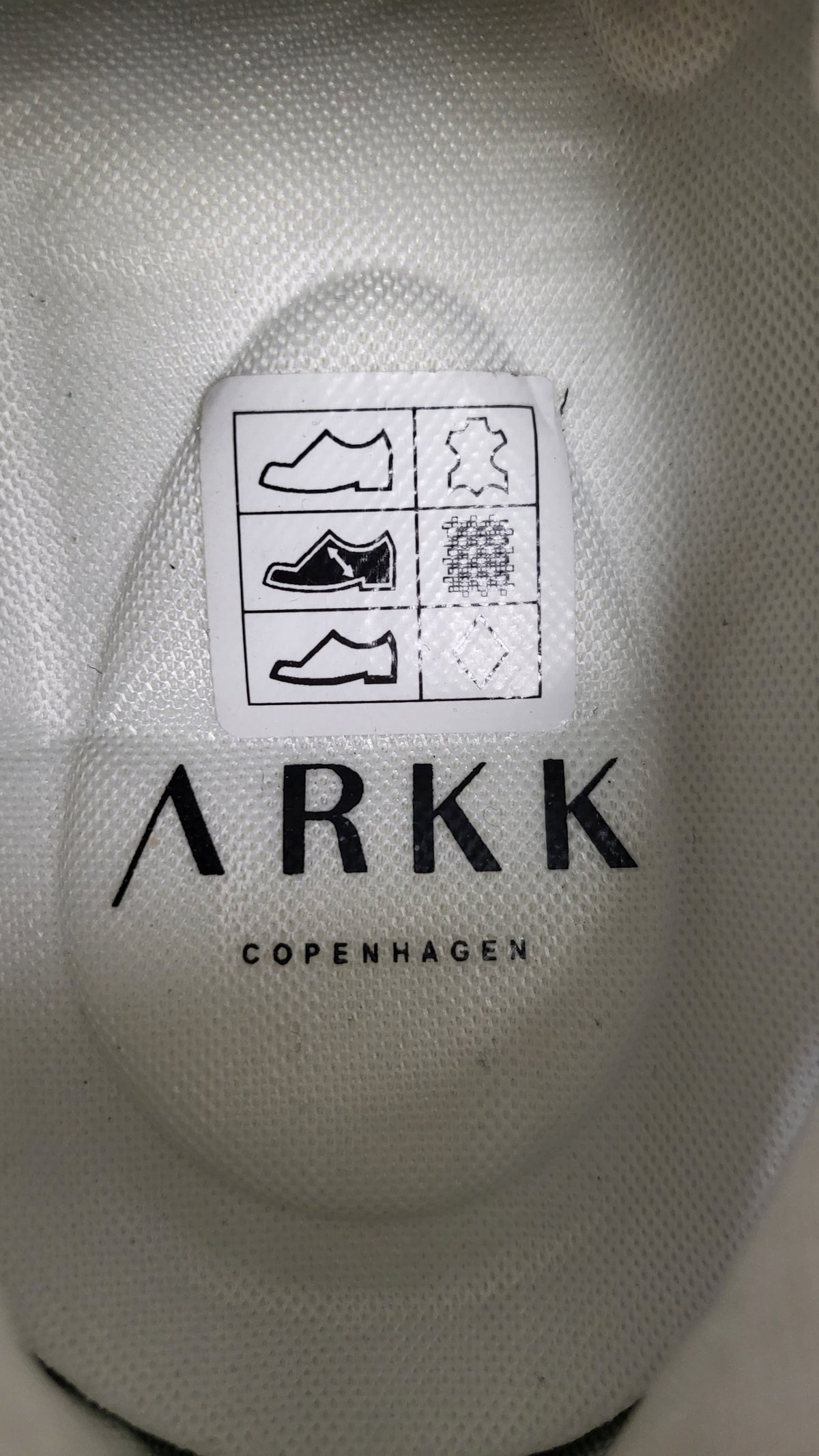 Arkk Ivory Leather Sneakers (42)