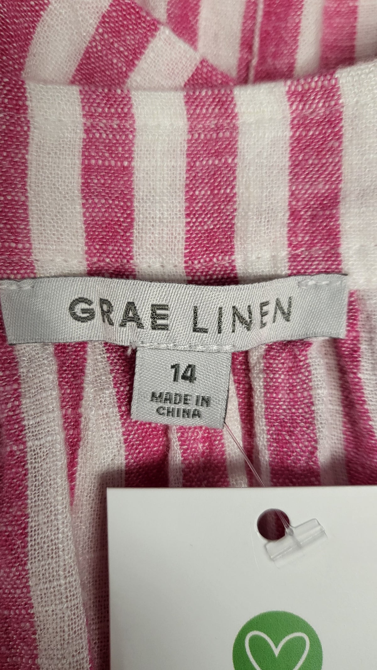 Grae Linen Stripe Linen Blend Top (14)