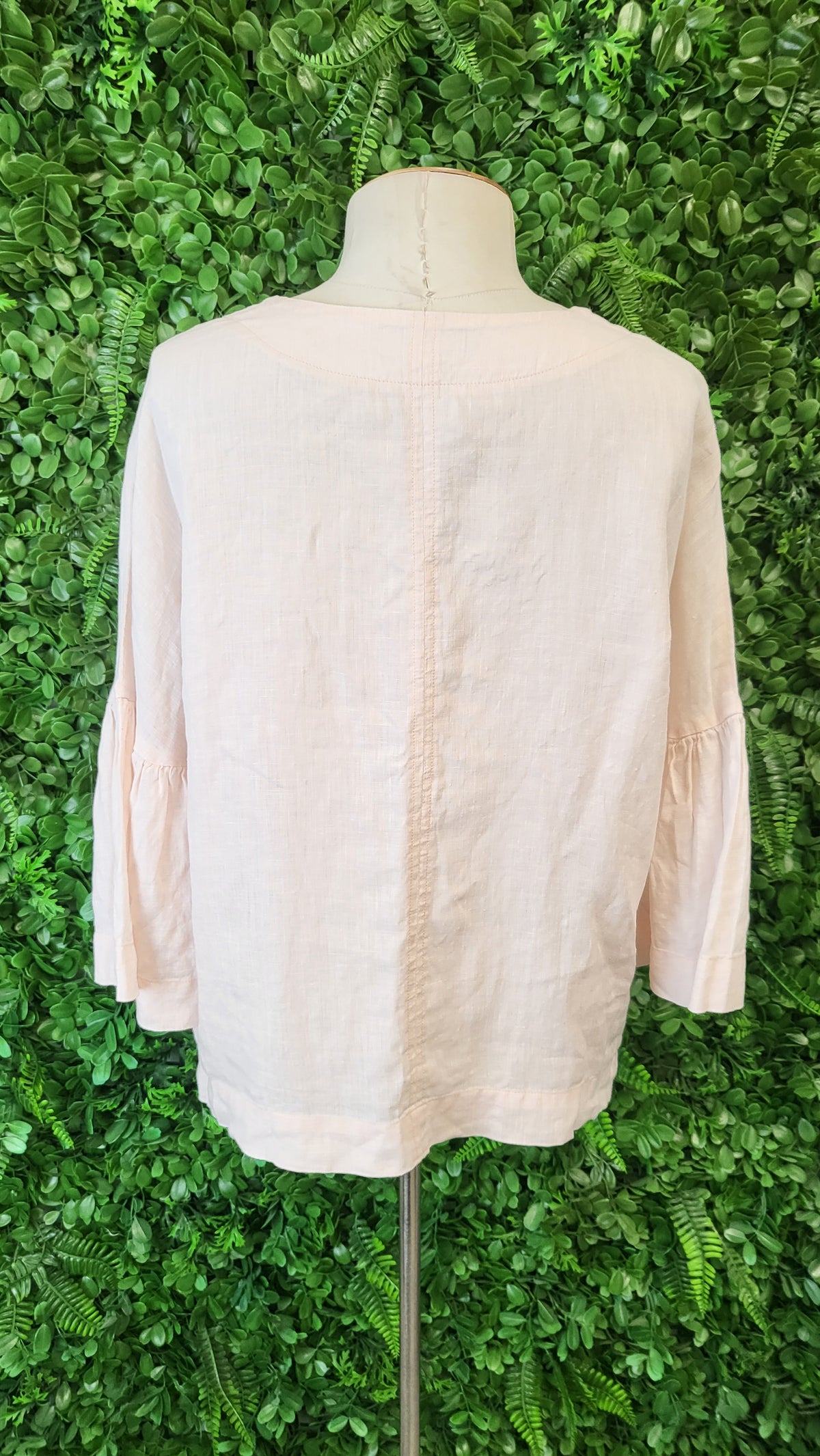 DeVal Peach Linen Top (10)