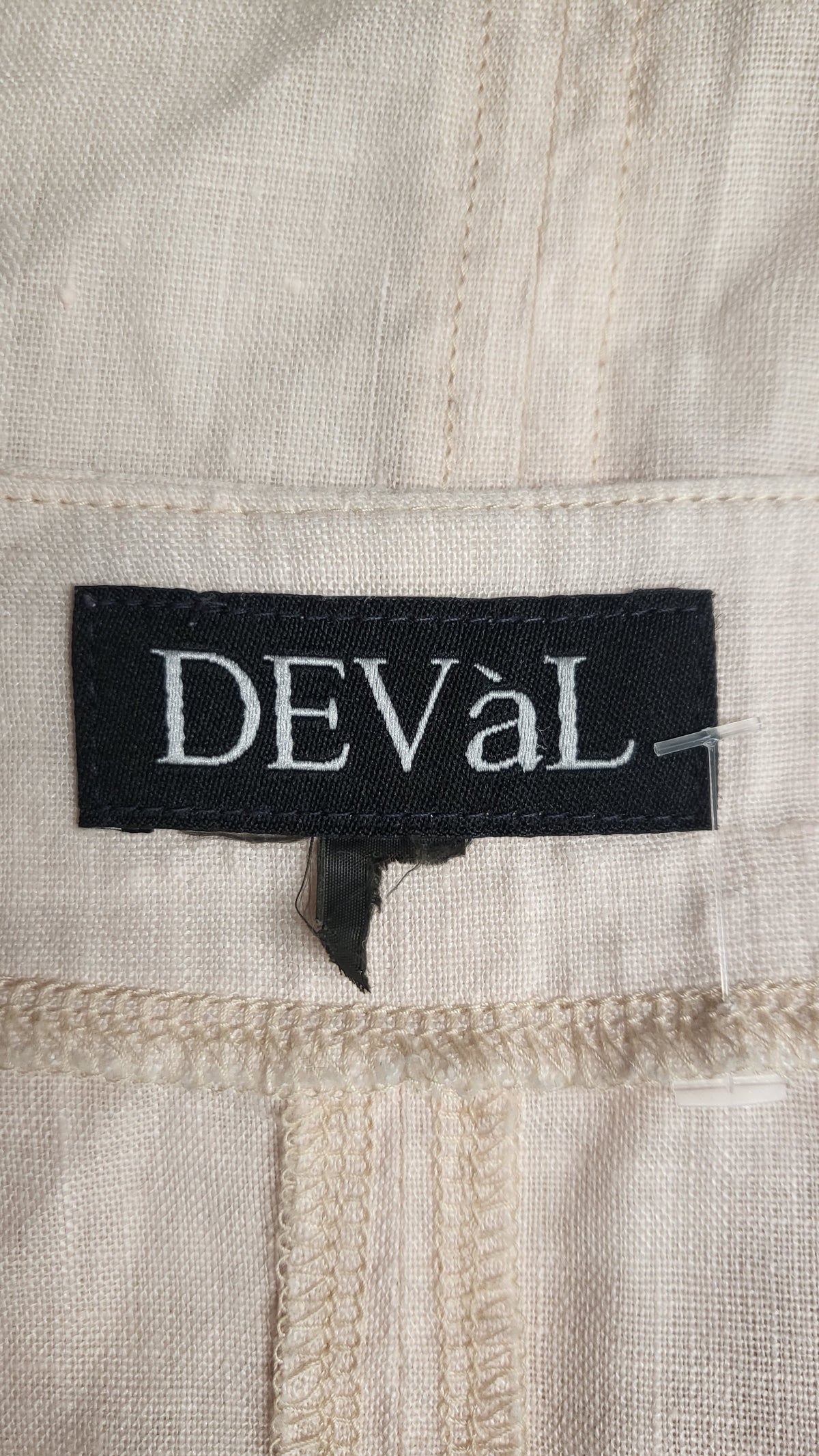 DeVal Peach Linen Top (10)