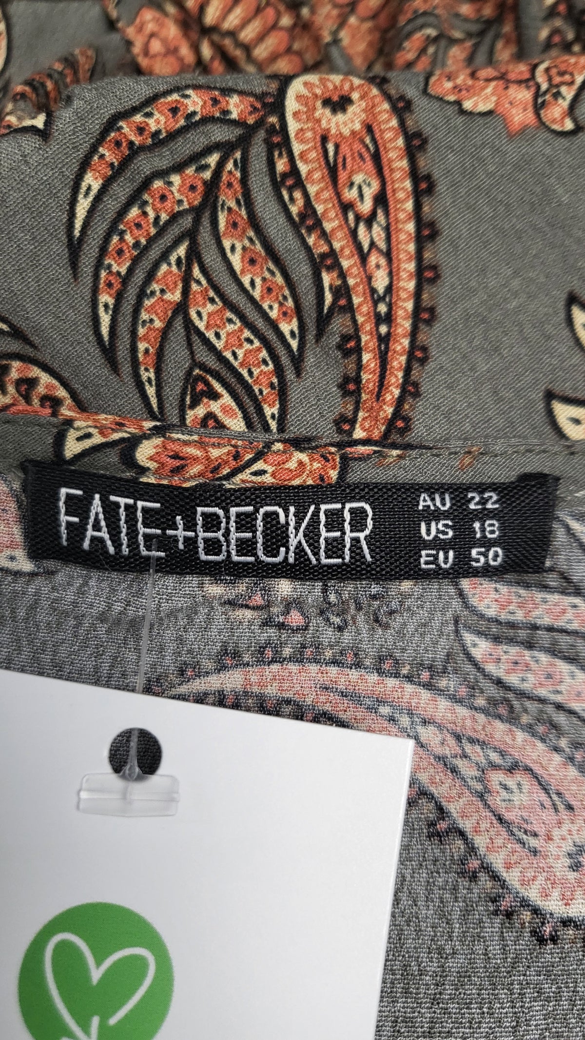 Fate+Becker Print Maxi Dress (20-22)