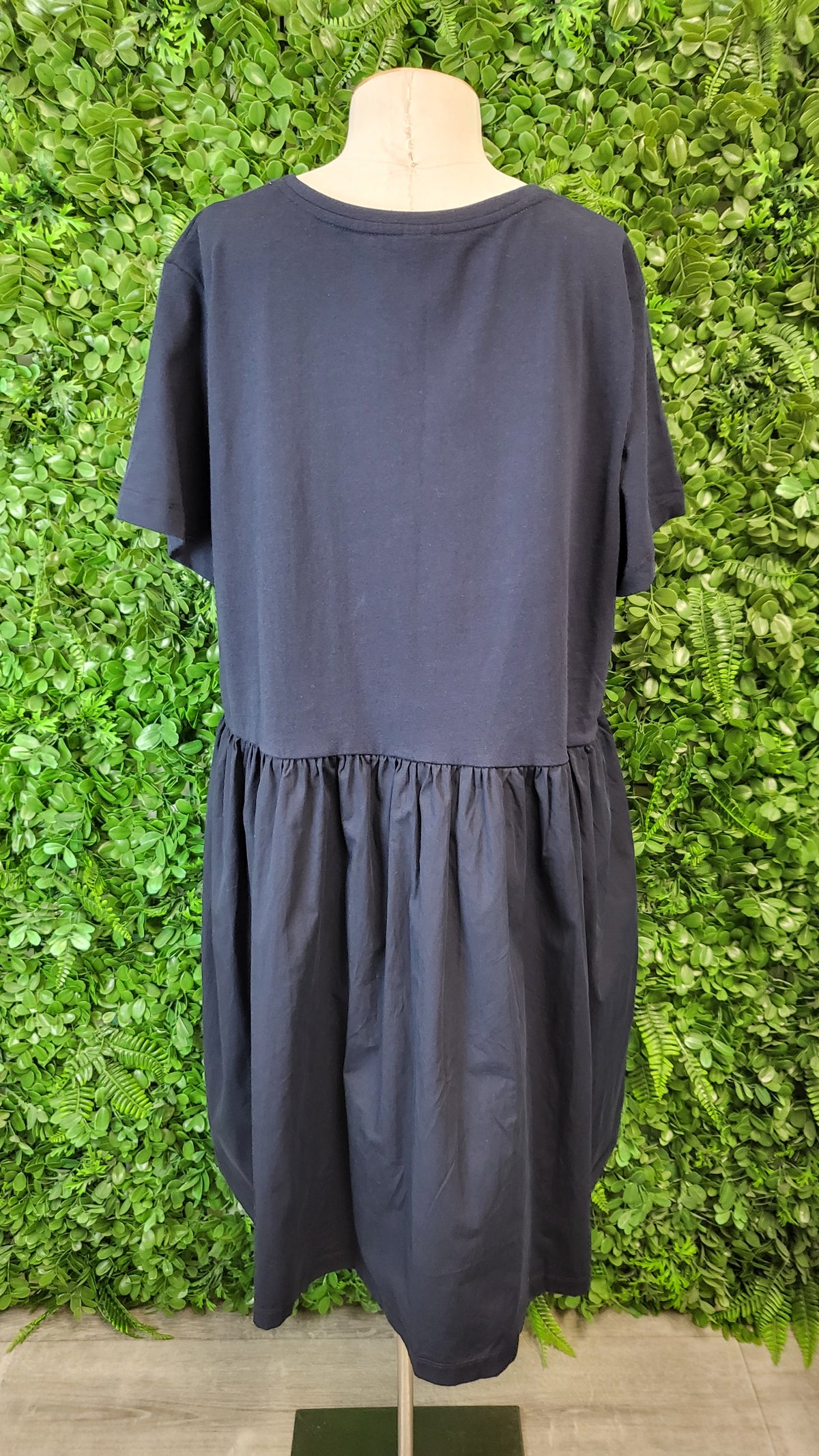 Elm Navy Hem T-Shirt Dress (18)