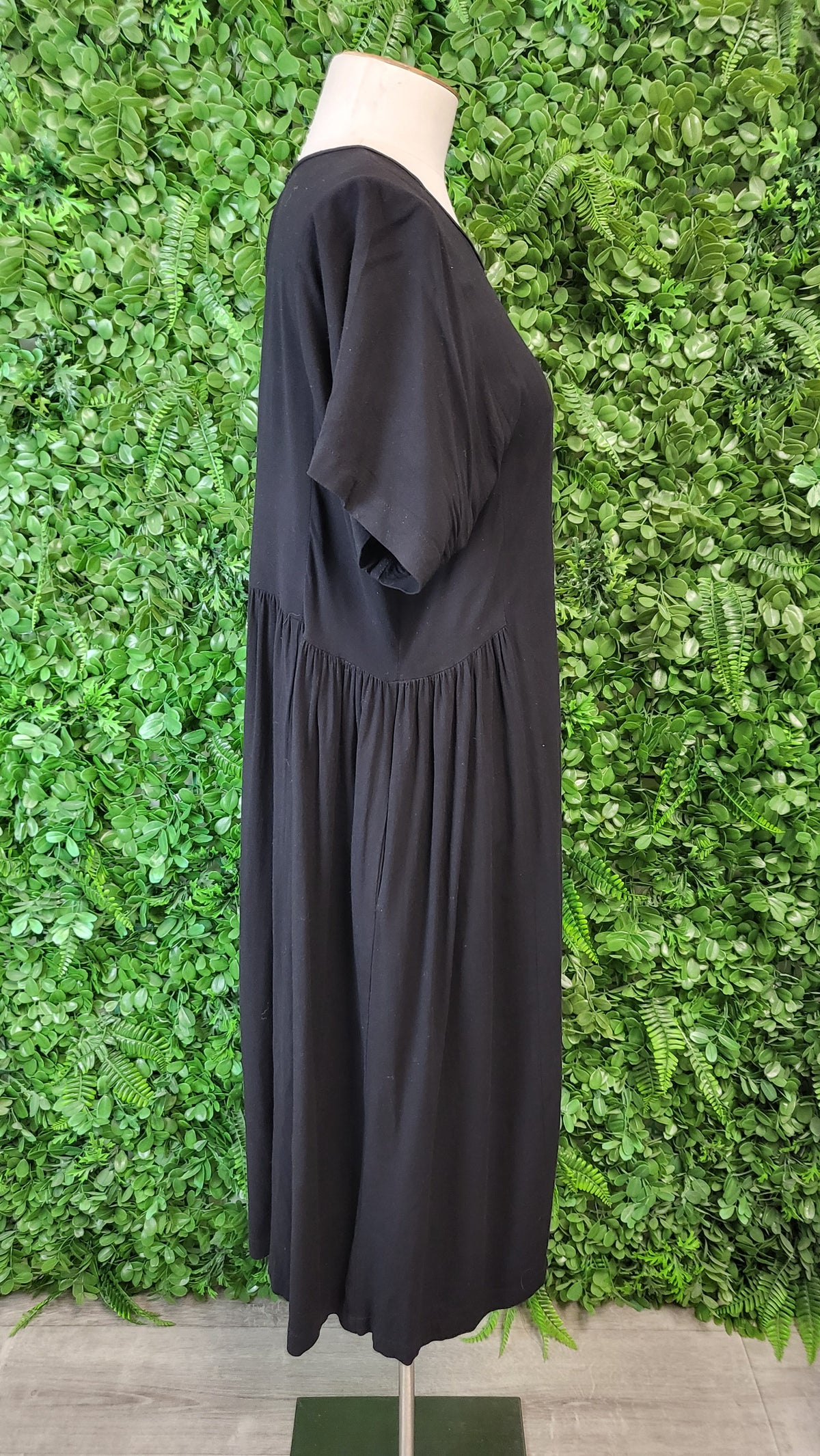 Jason Lingard Black Linen Blend Dress (12)