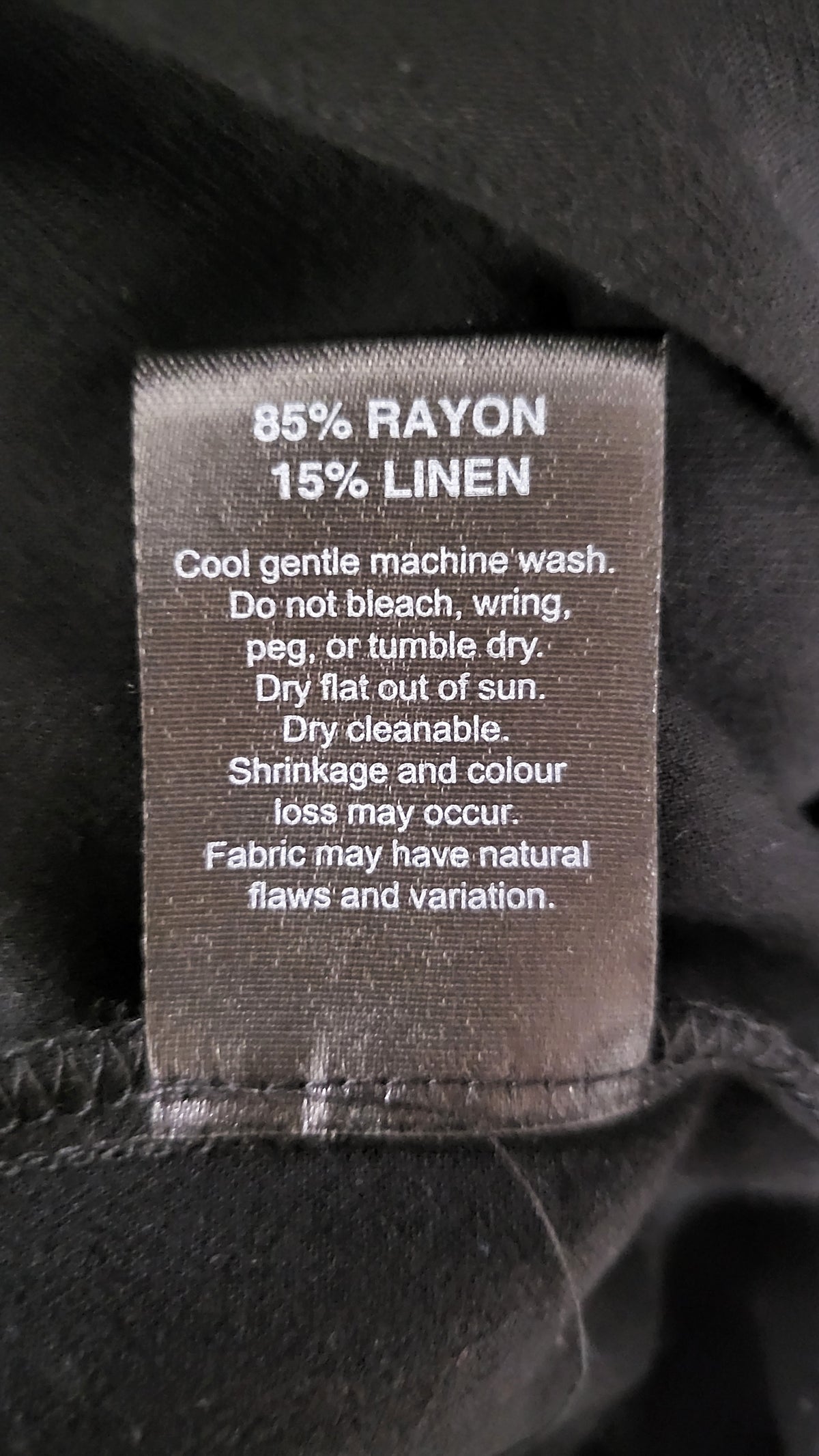 Jason Lingard Black Linen Blend Dress (12)