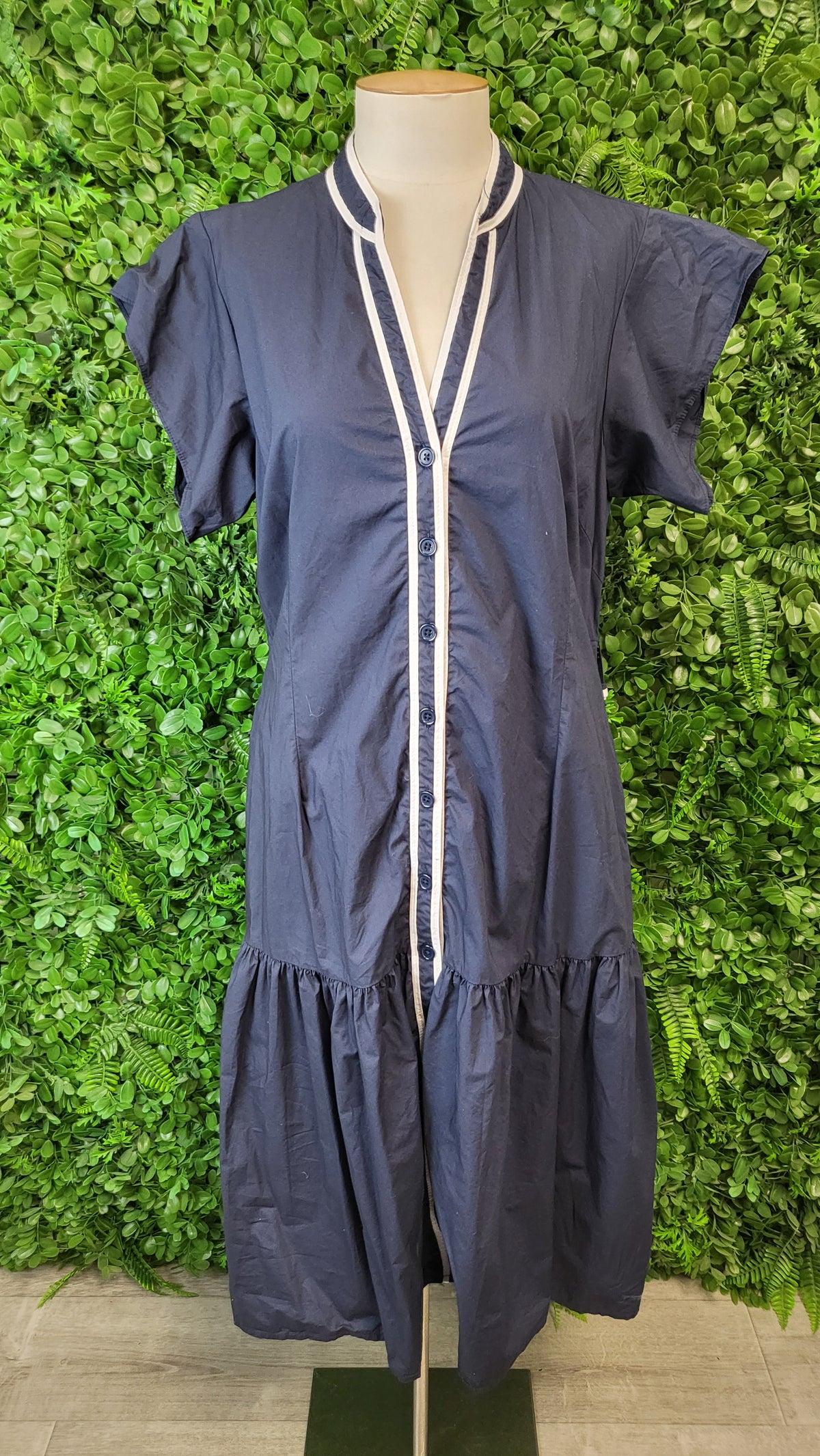 Betty Basics Navy Splice Dress (12)