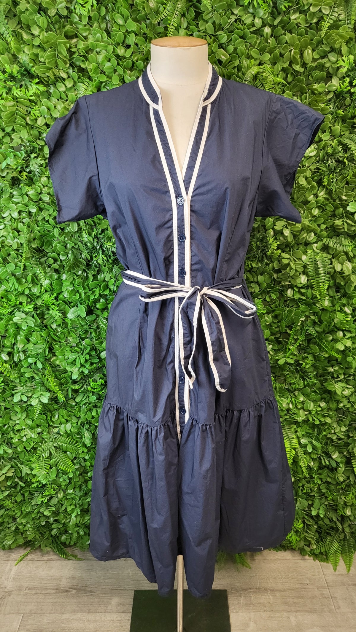 Betty Basics Navy Splice Dress (12)