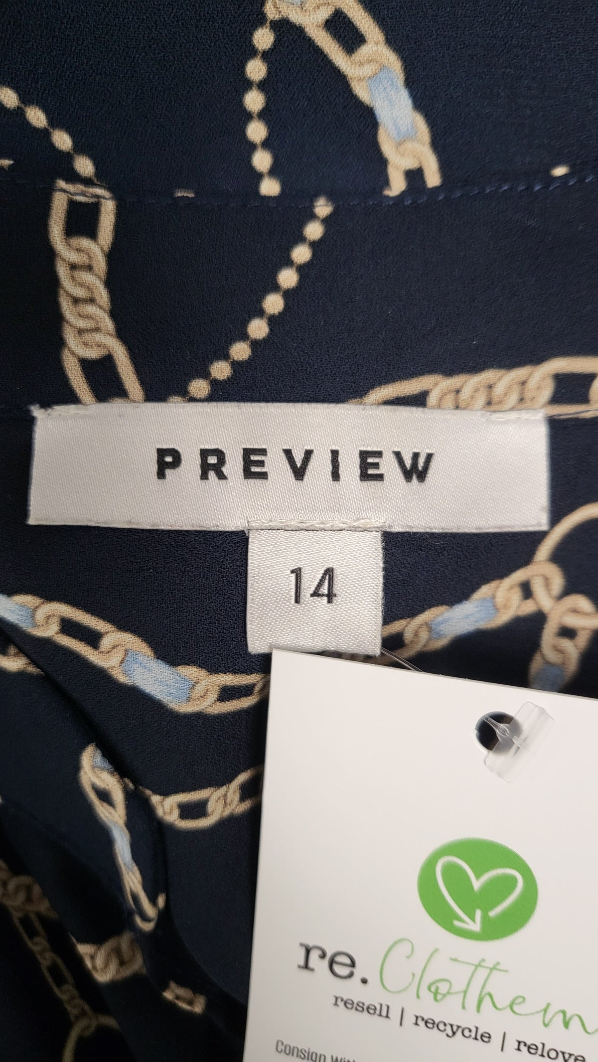 Preview Navy Chain Dress (14)