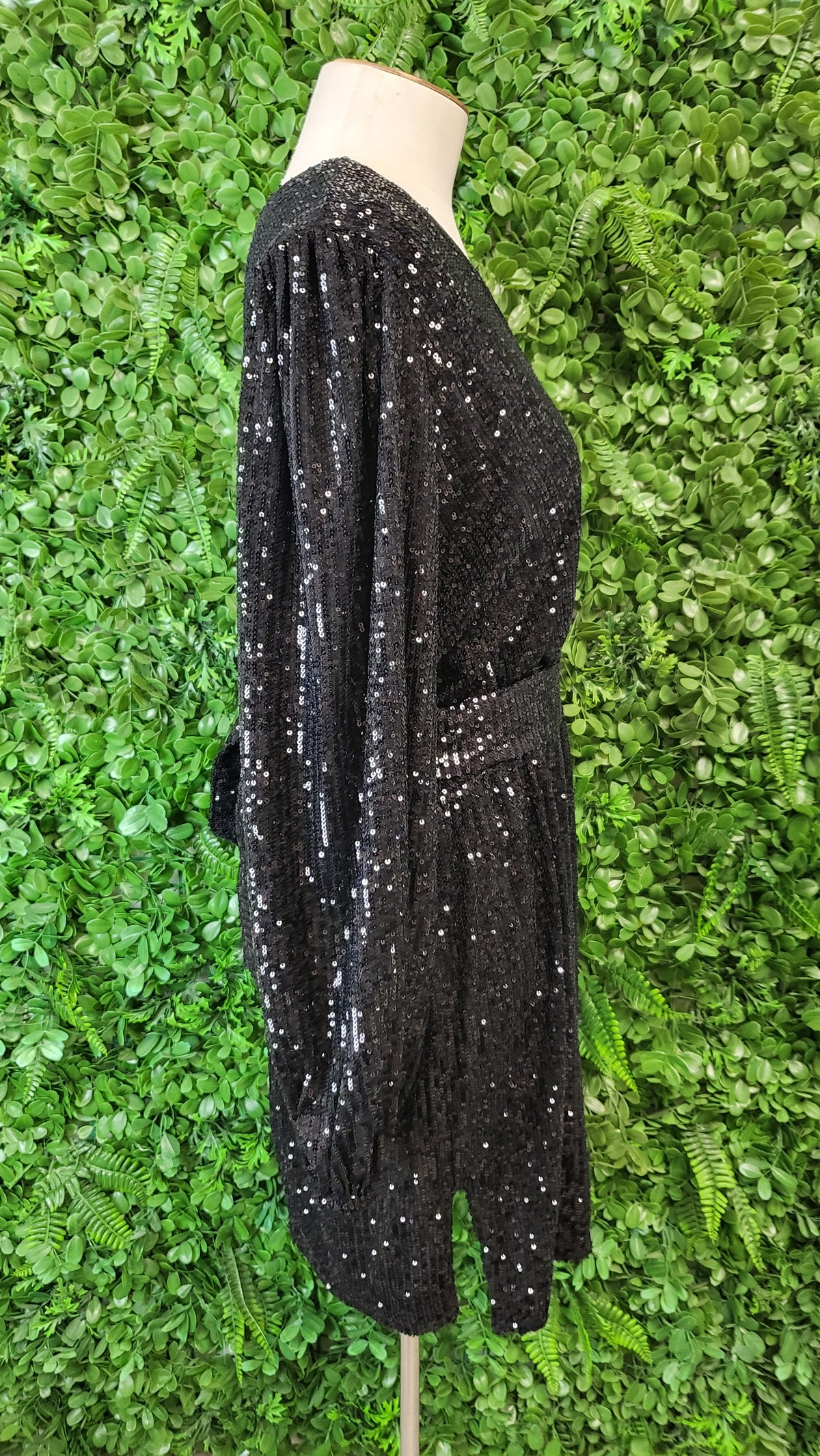 Decjuba Black Sequin Dress (12)