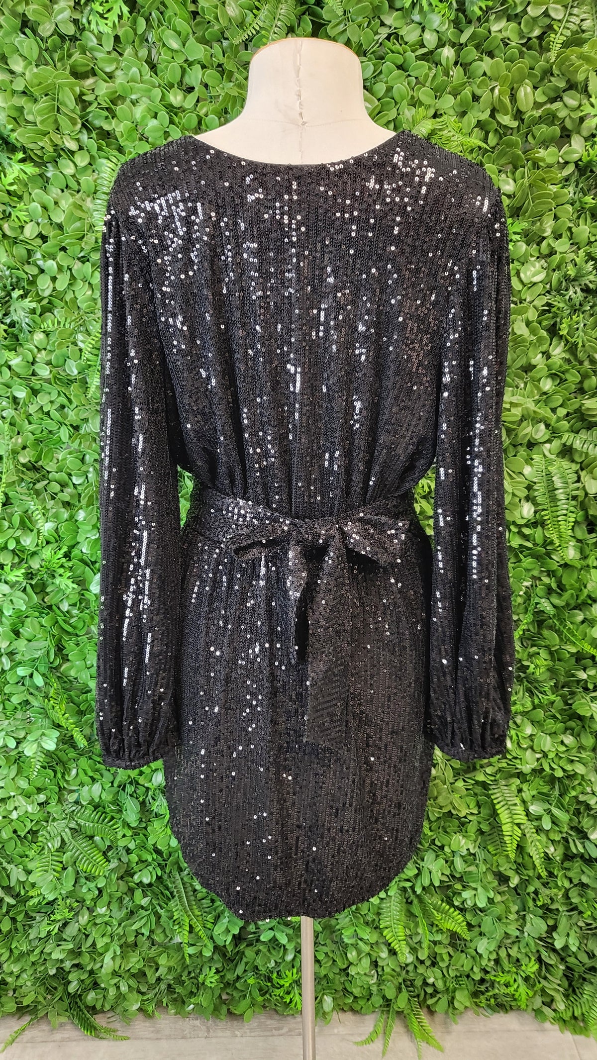 Decjuba Black Sequin Dress (12)