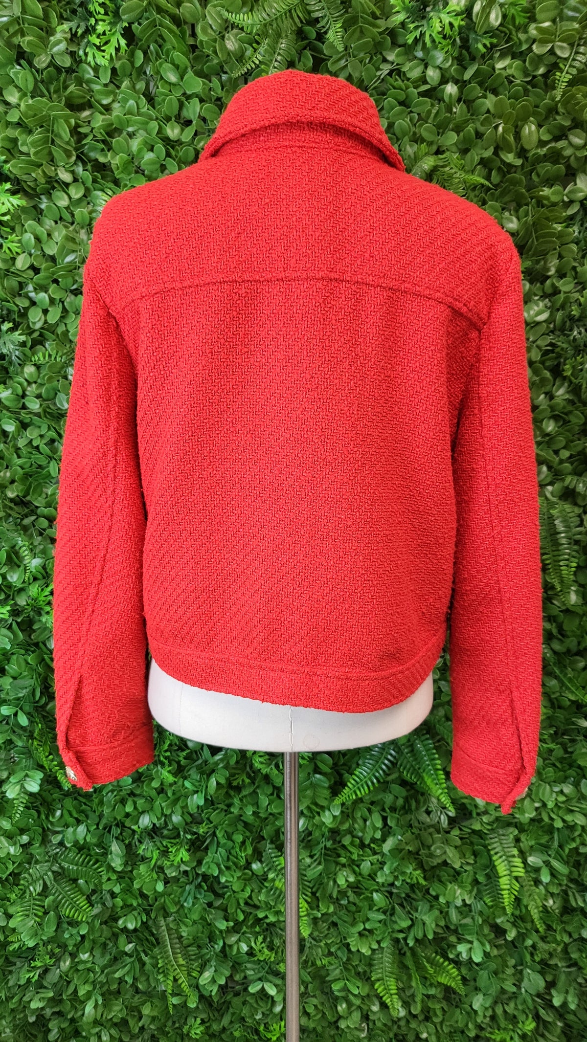 Decjuba Orange Textured Jacket (10)