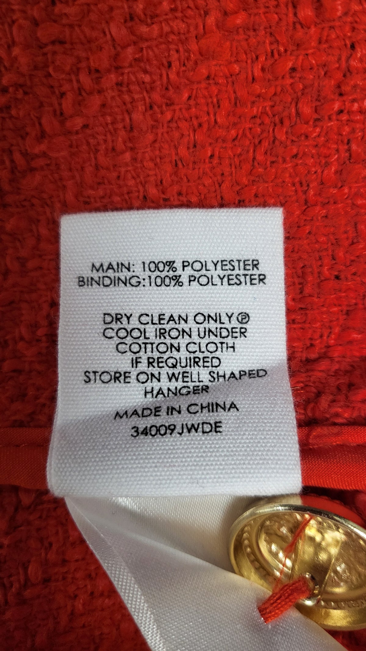 Decjuba Orange Textured Jacket (10)