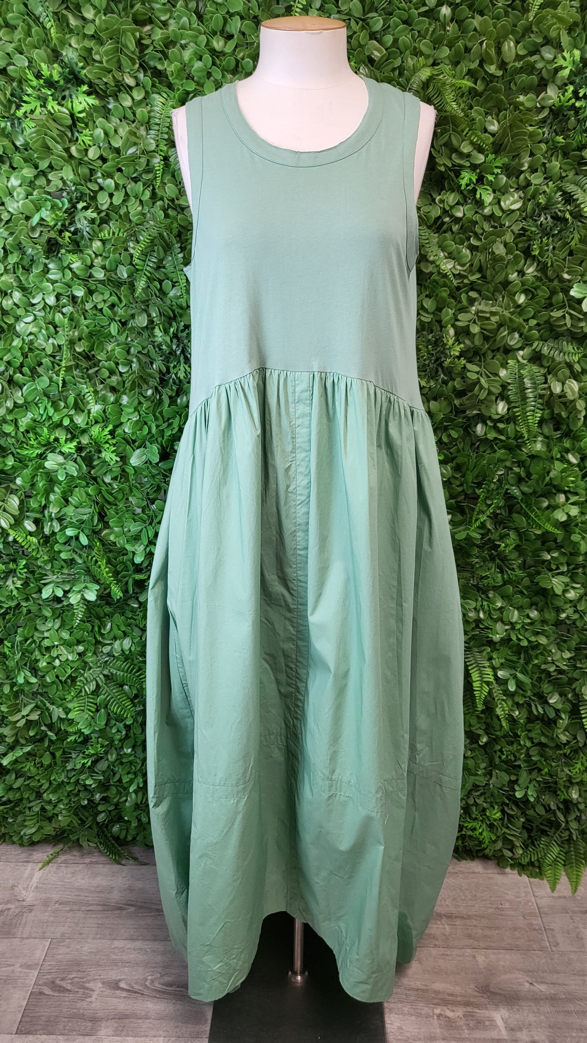 POL Green Cotton Dress (12)