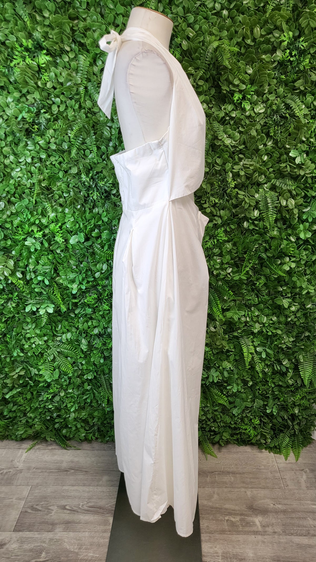 Billy J White Wesley Halter Neck Dress BNWT (14)