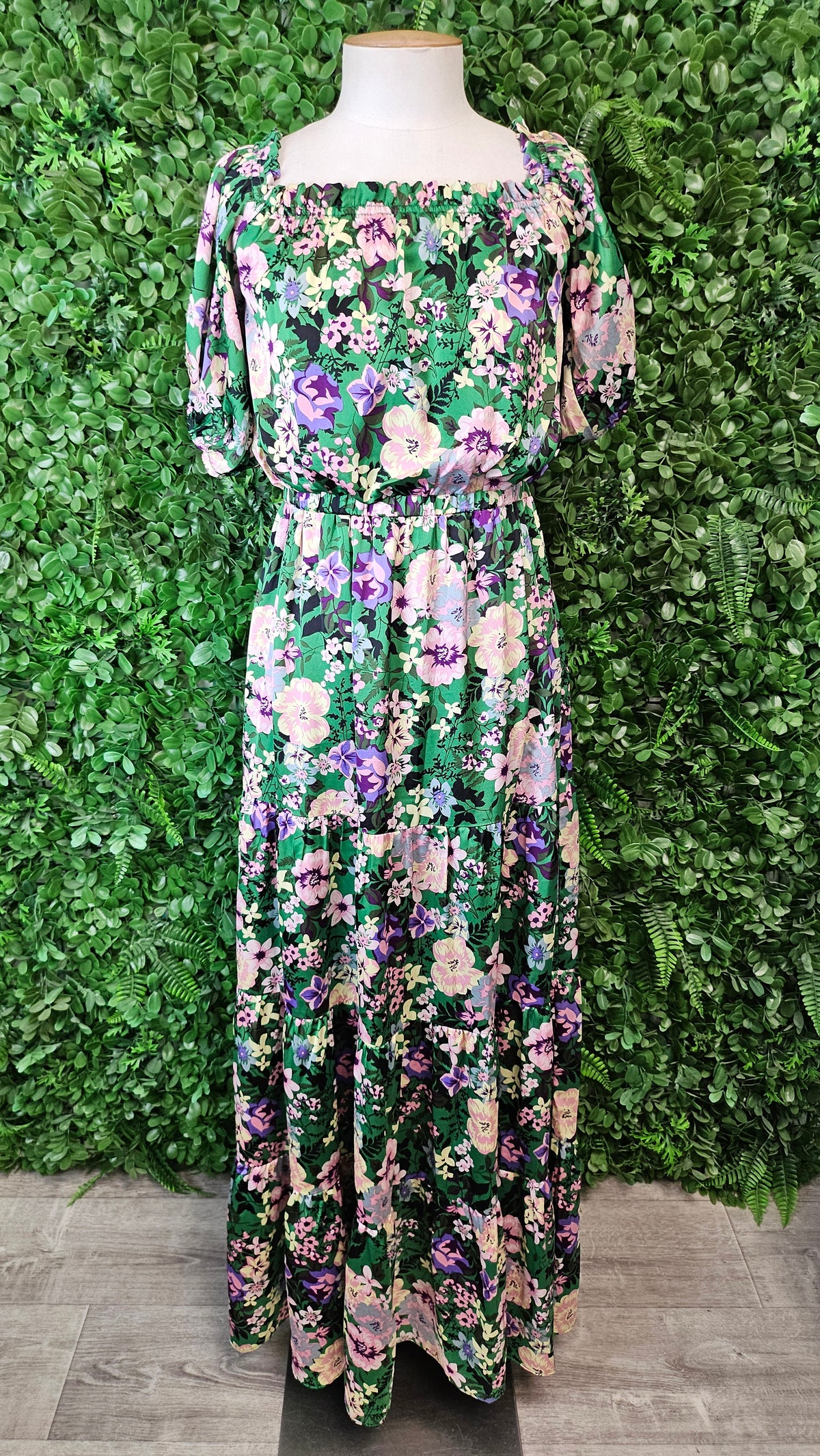 Augustine Green Floral Dress (10)