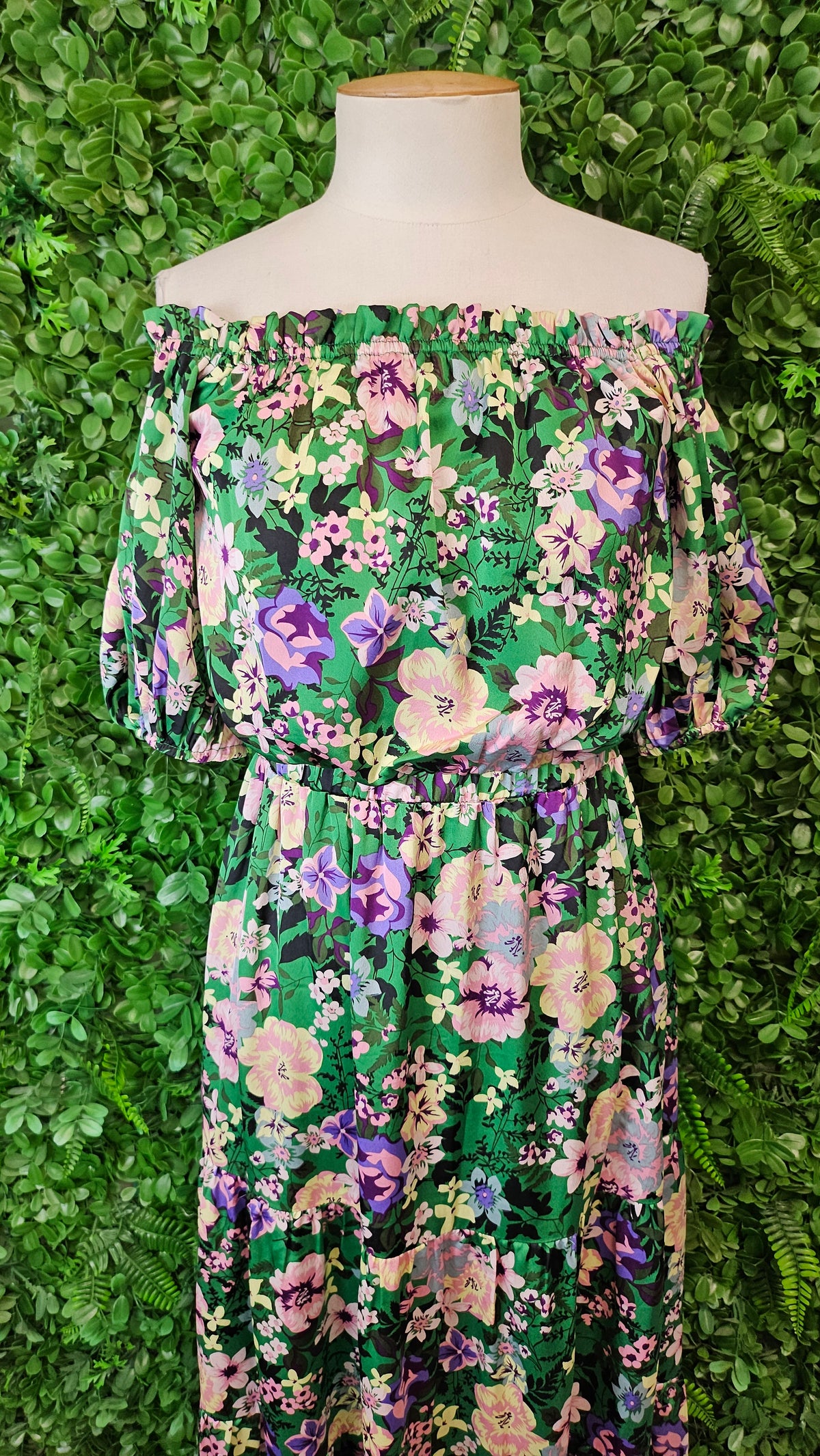 Augustine Green Floral Dress (10)