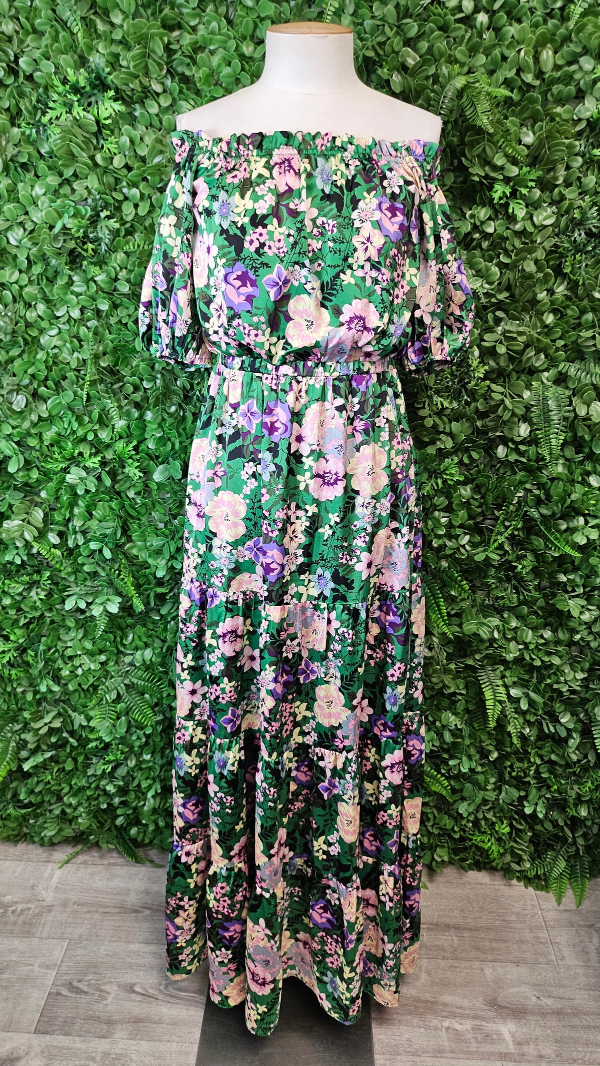 Augustine Green Floral Dress (10)