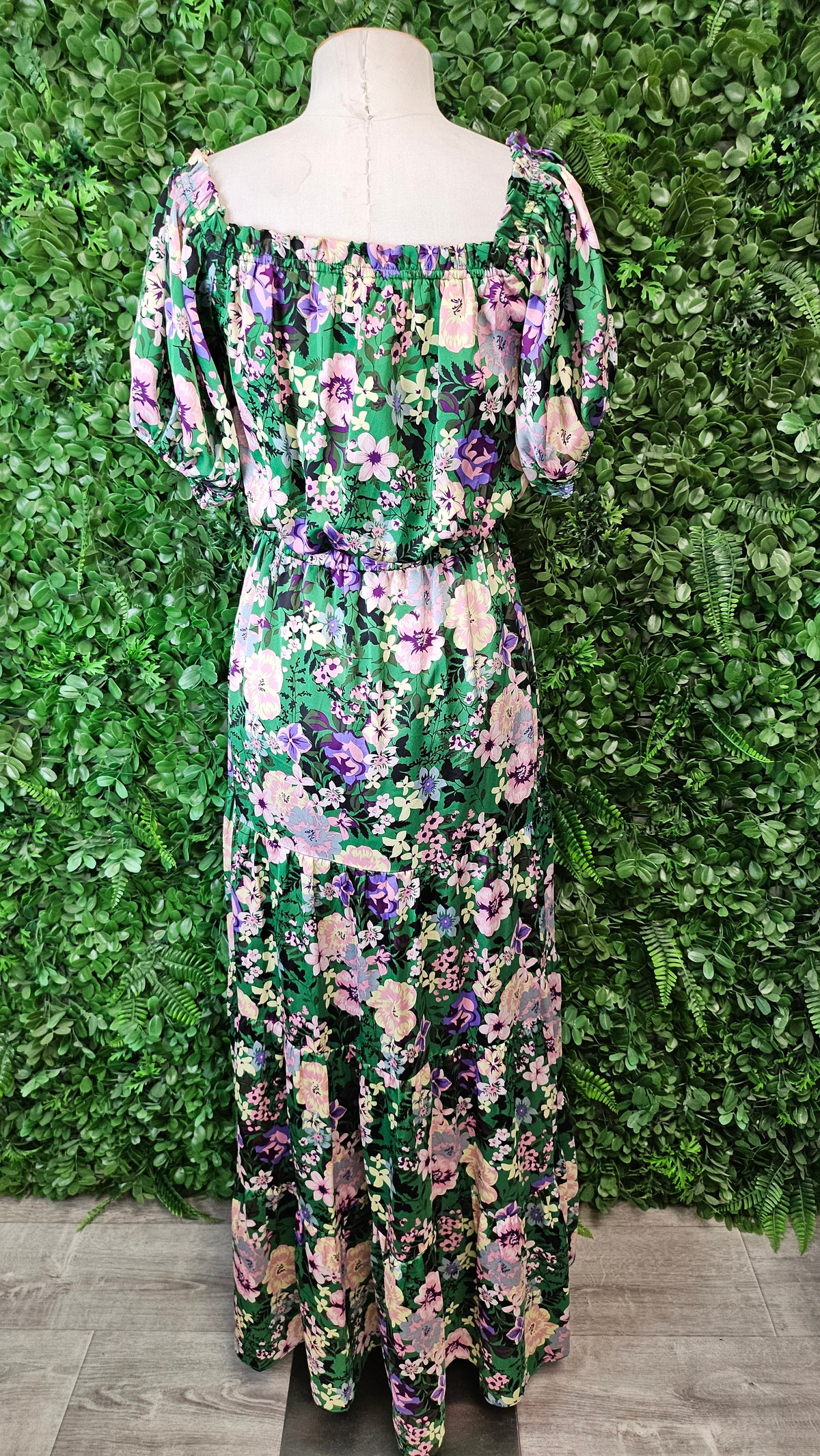Augustine Green Floral Dress (10)